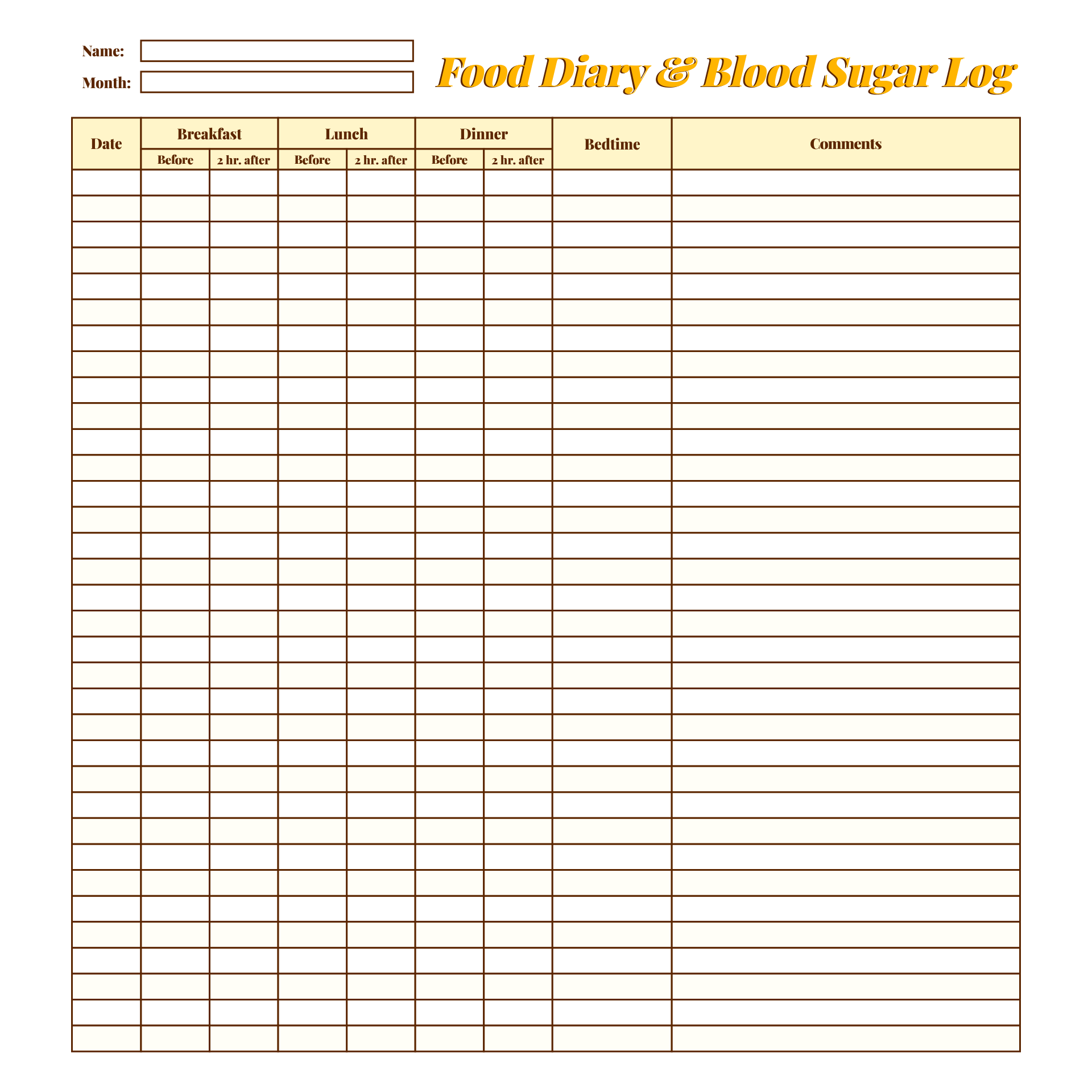 10-best-free-printable-diabetic-food-journal-printablee