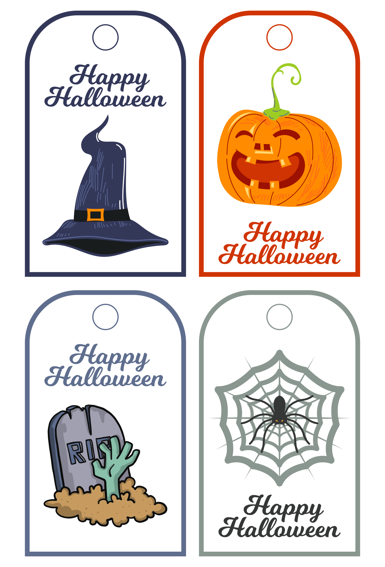 Printable Halloween Gift Tags