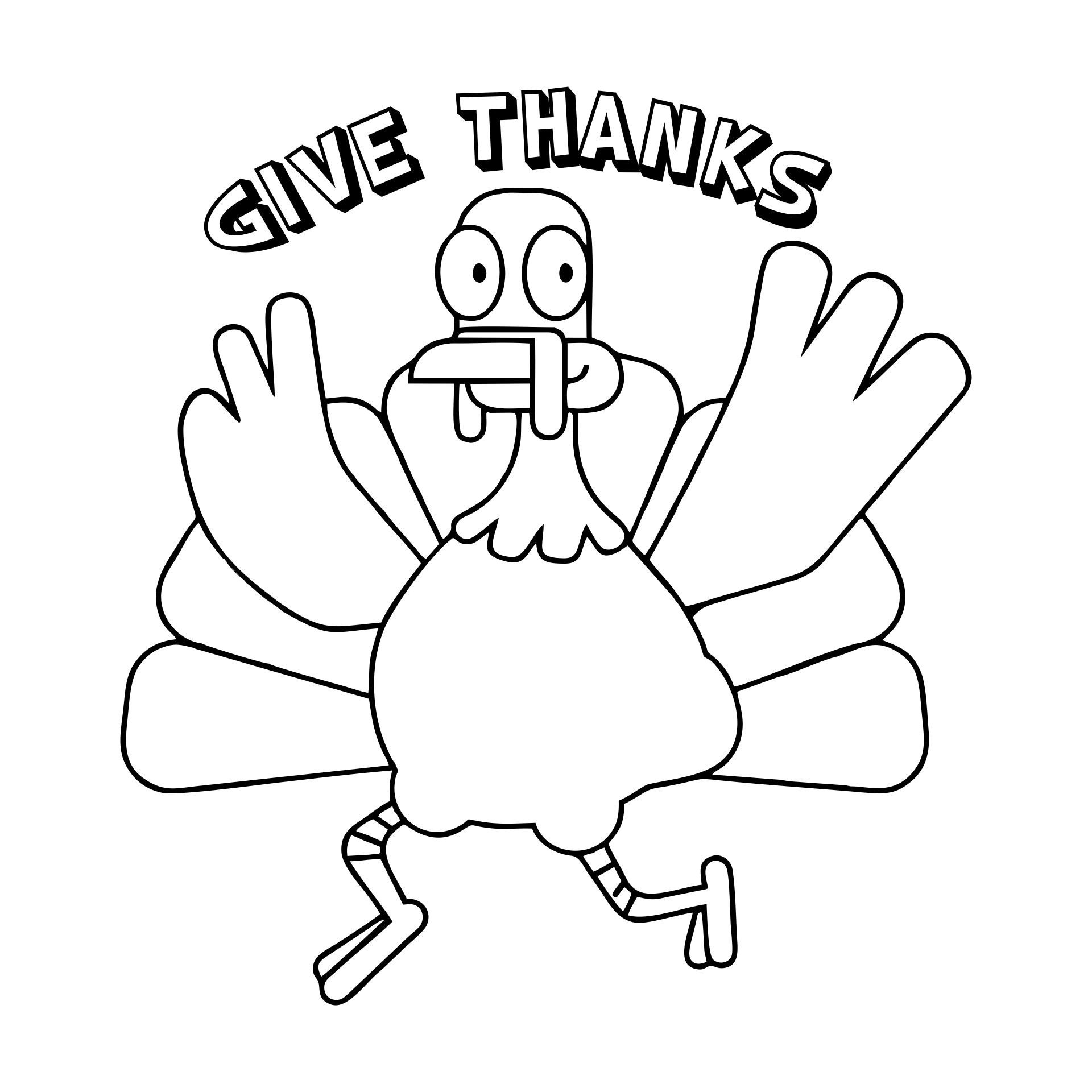 Thanksgiving Turkey Coloring Pages Printables