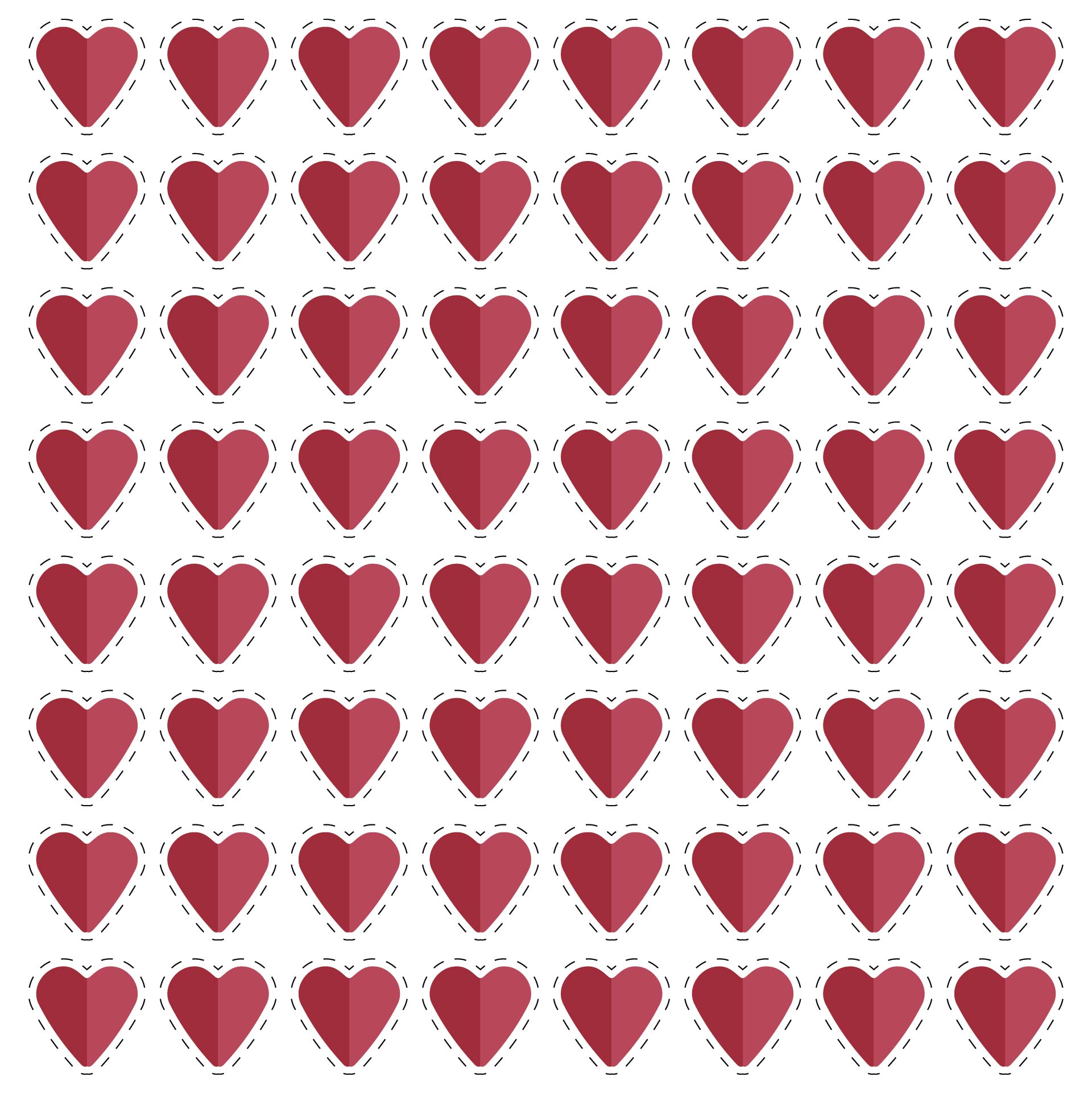 2 Inch Heart Template Printable