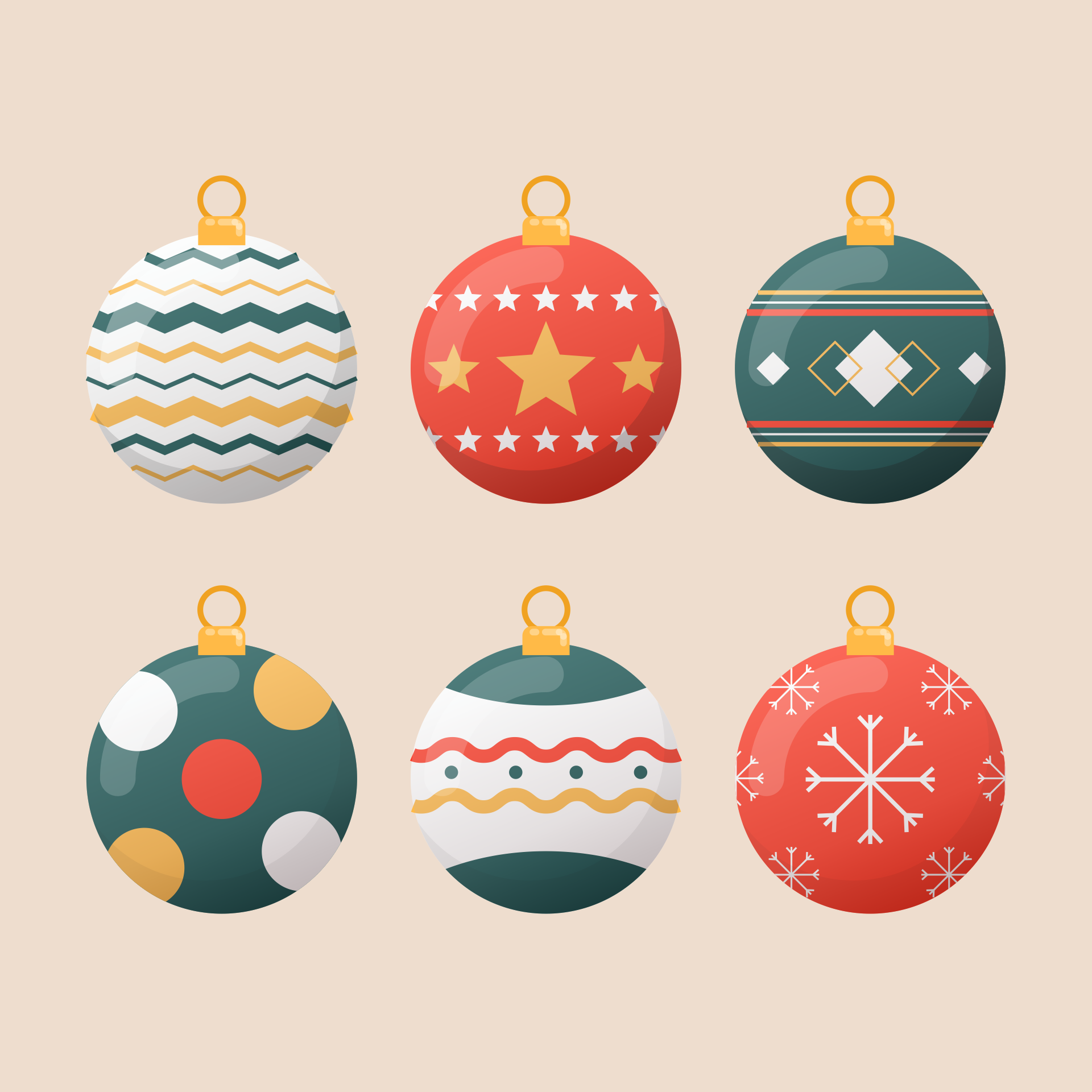 4 Best Christmas Ornaments Cutouts Printable