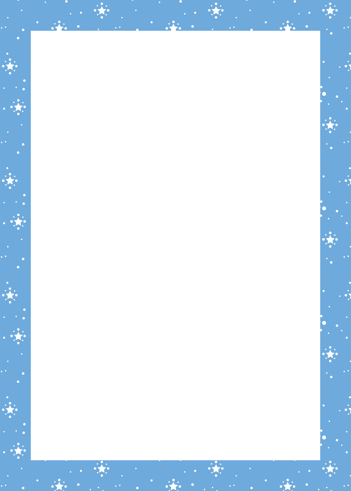 Winter Themed Borders