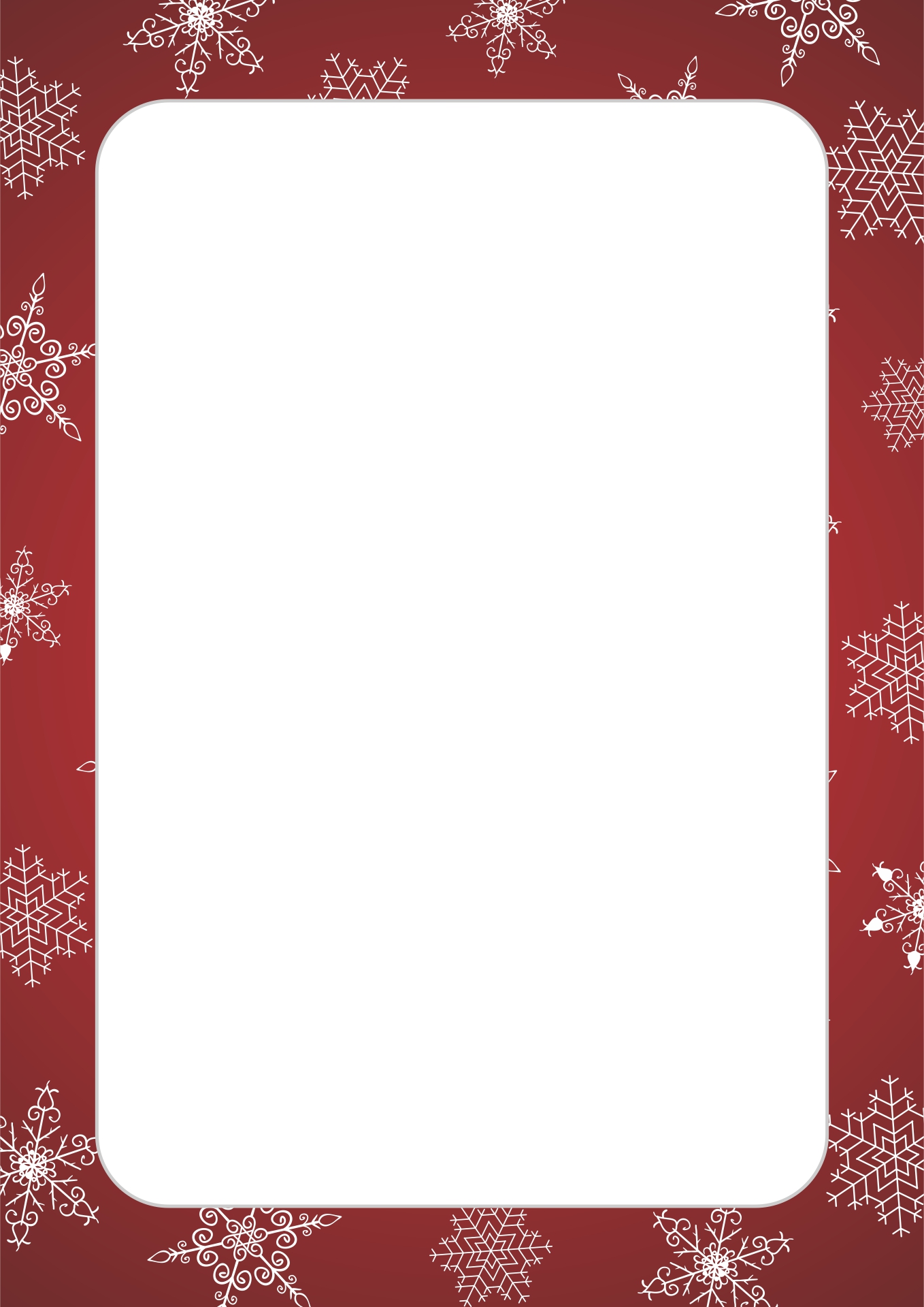 10 Best Free Winter Printable Borders PDF for Free at Printablee