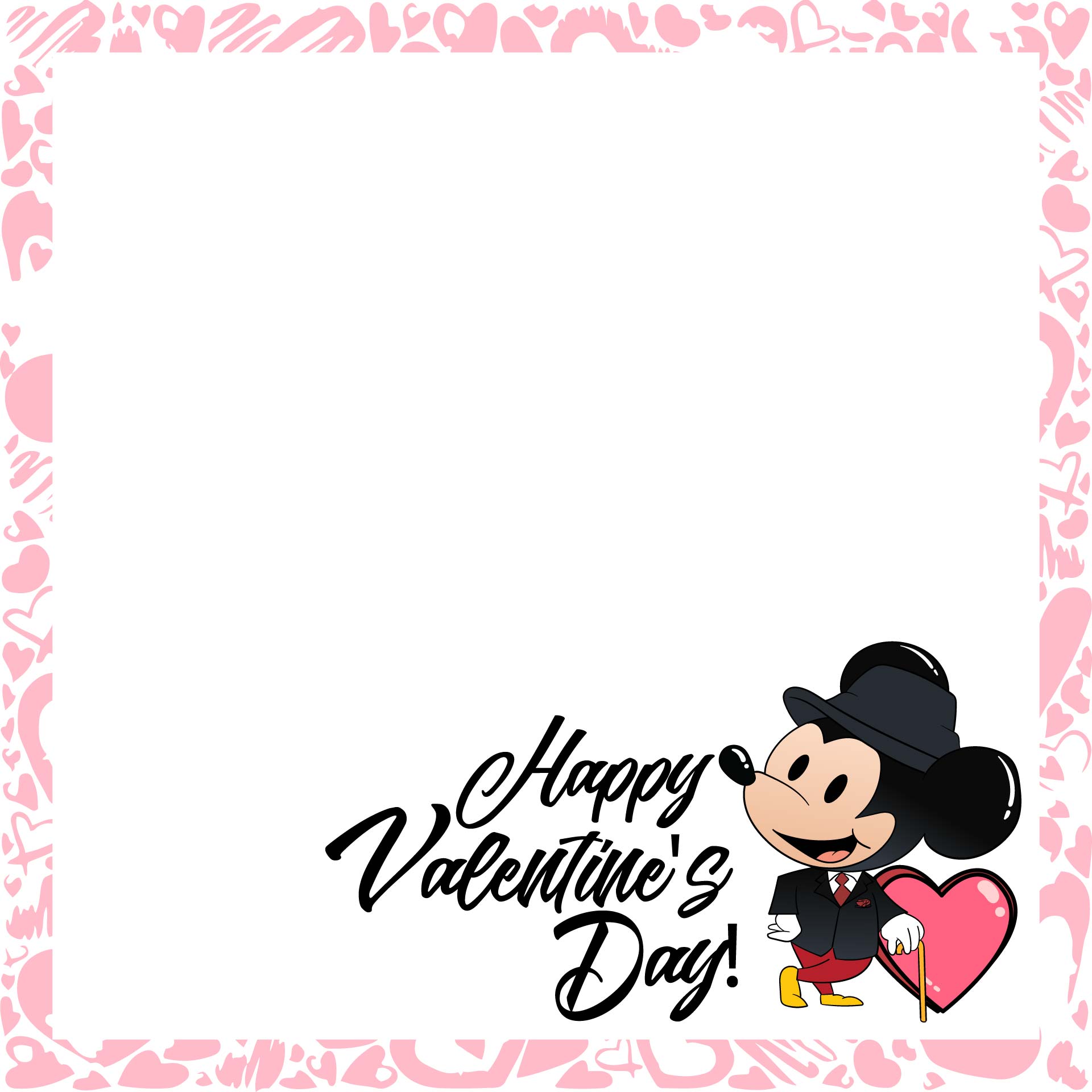 Mickey Mouse Printable Valentine Cards