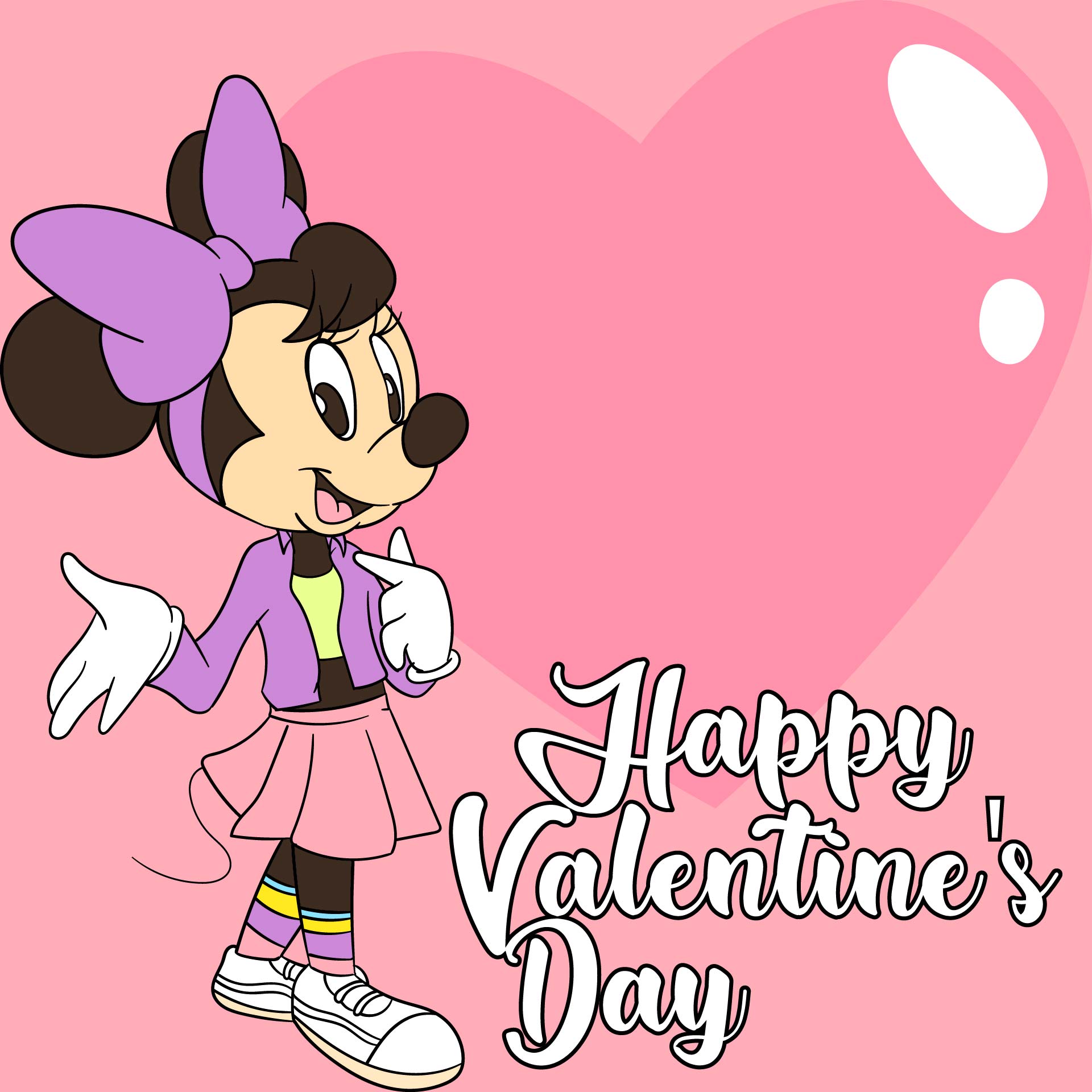 Minnie Mouse Printable Valentine Cards