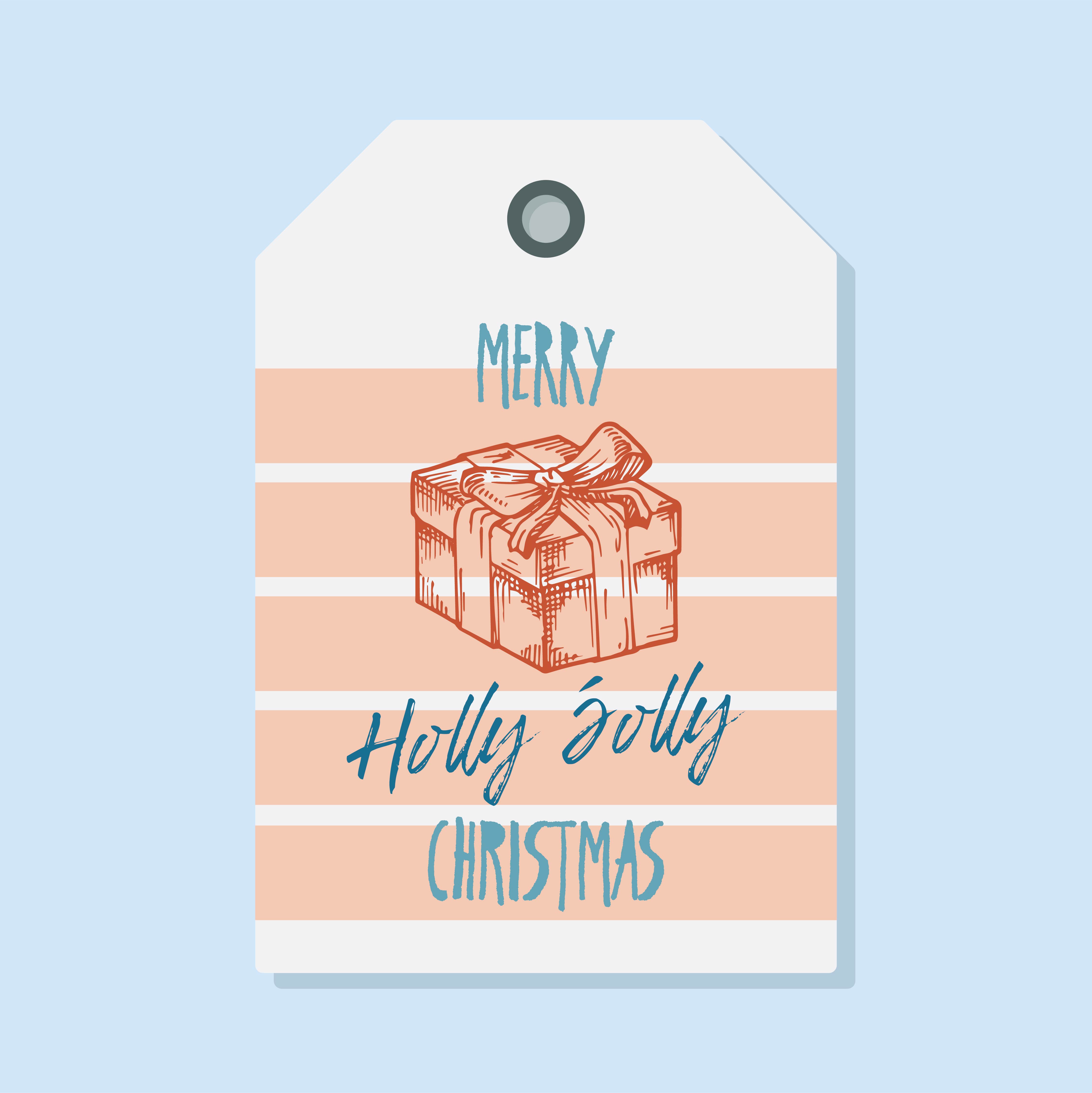 Printable Christmas Gift Tags Red