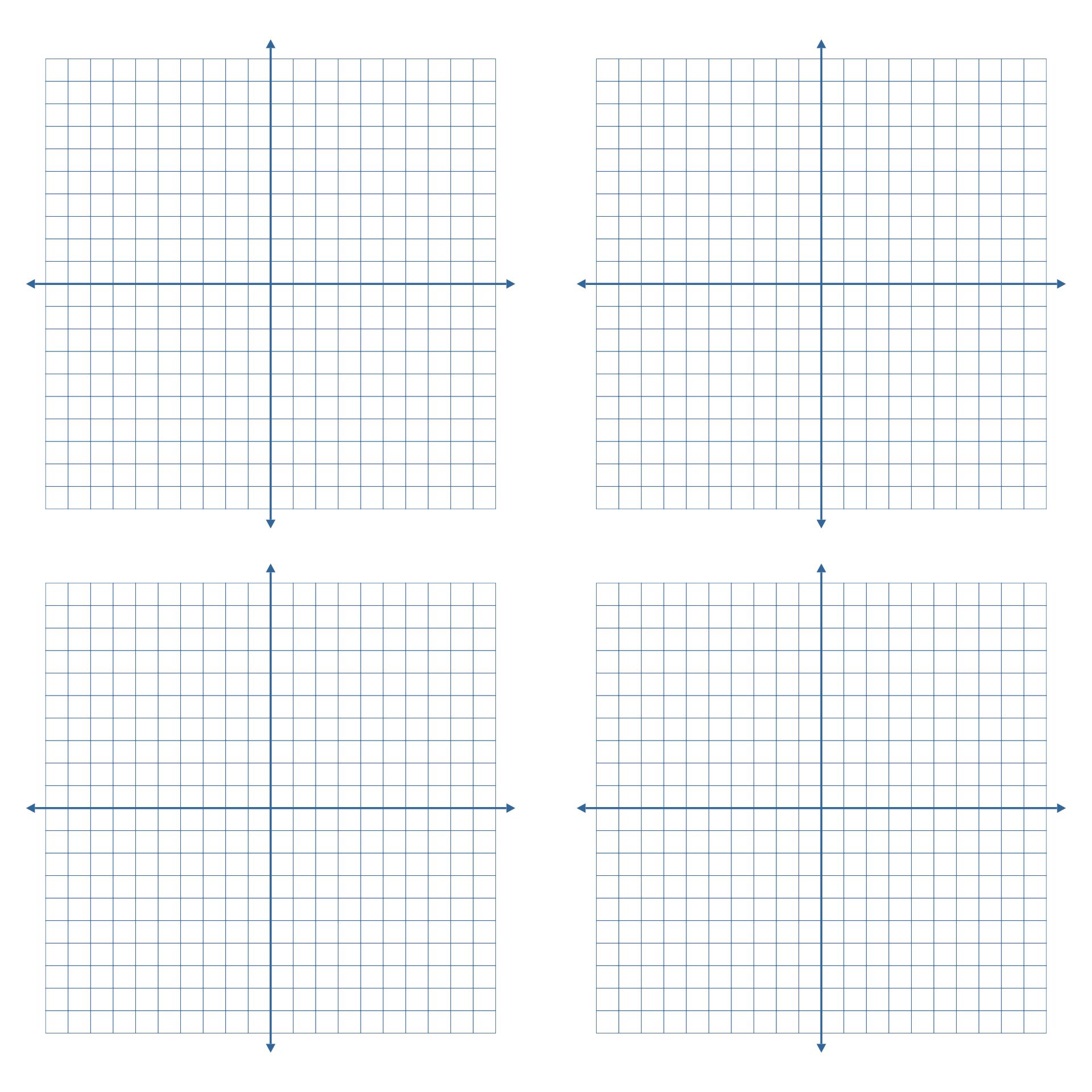 Printable Coordinate Graph Paper