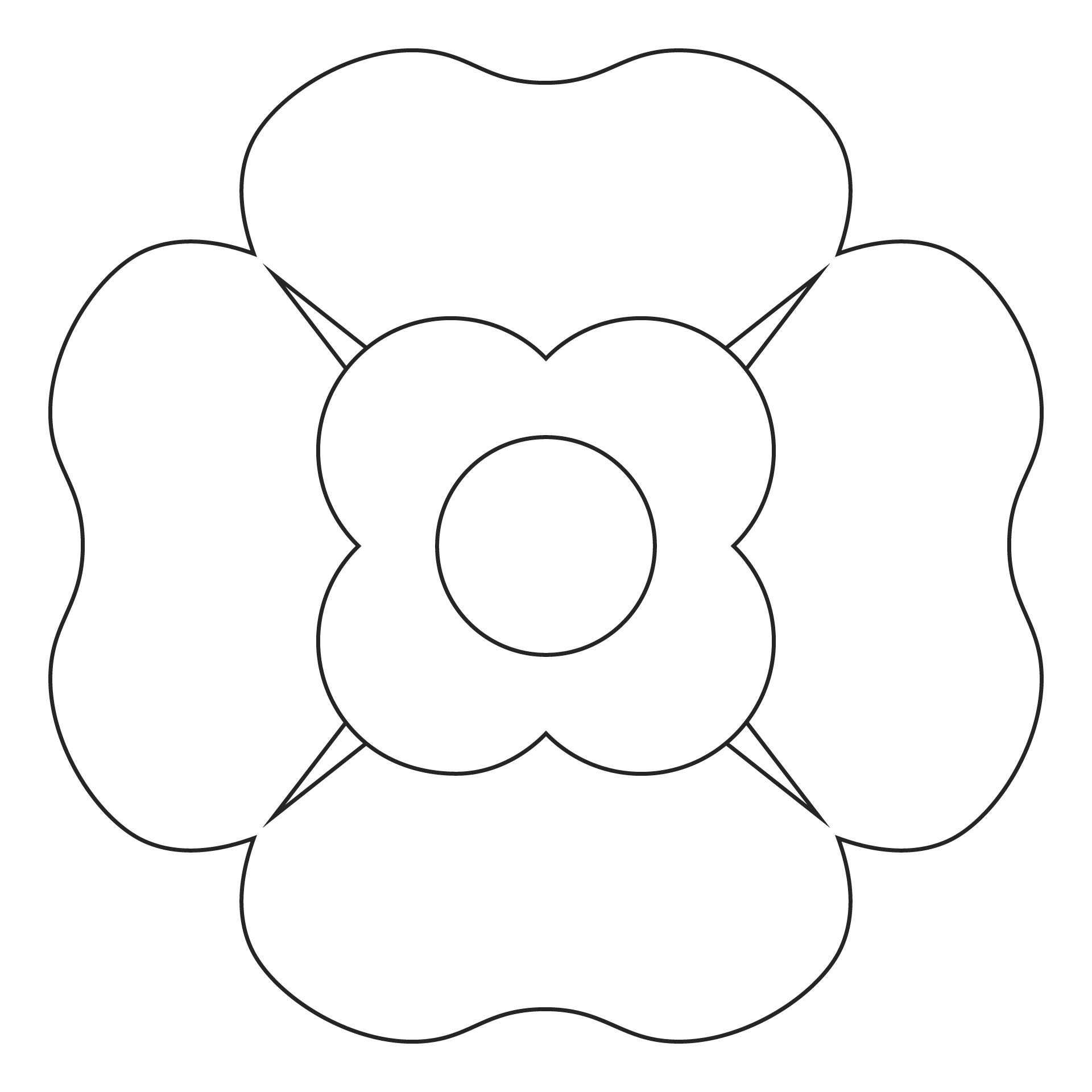 Remembrance Day Poppy Template Printable