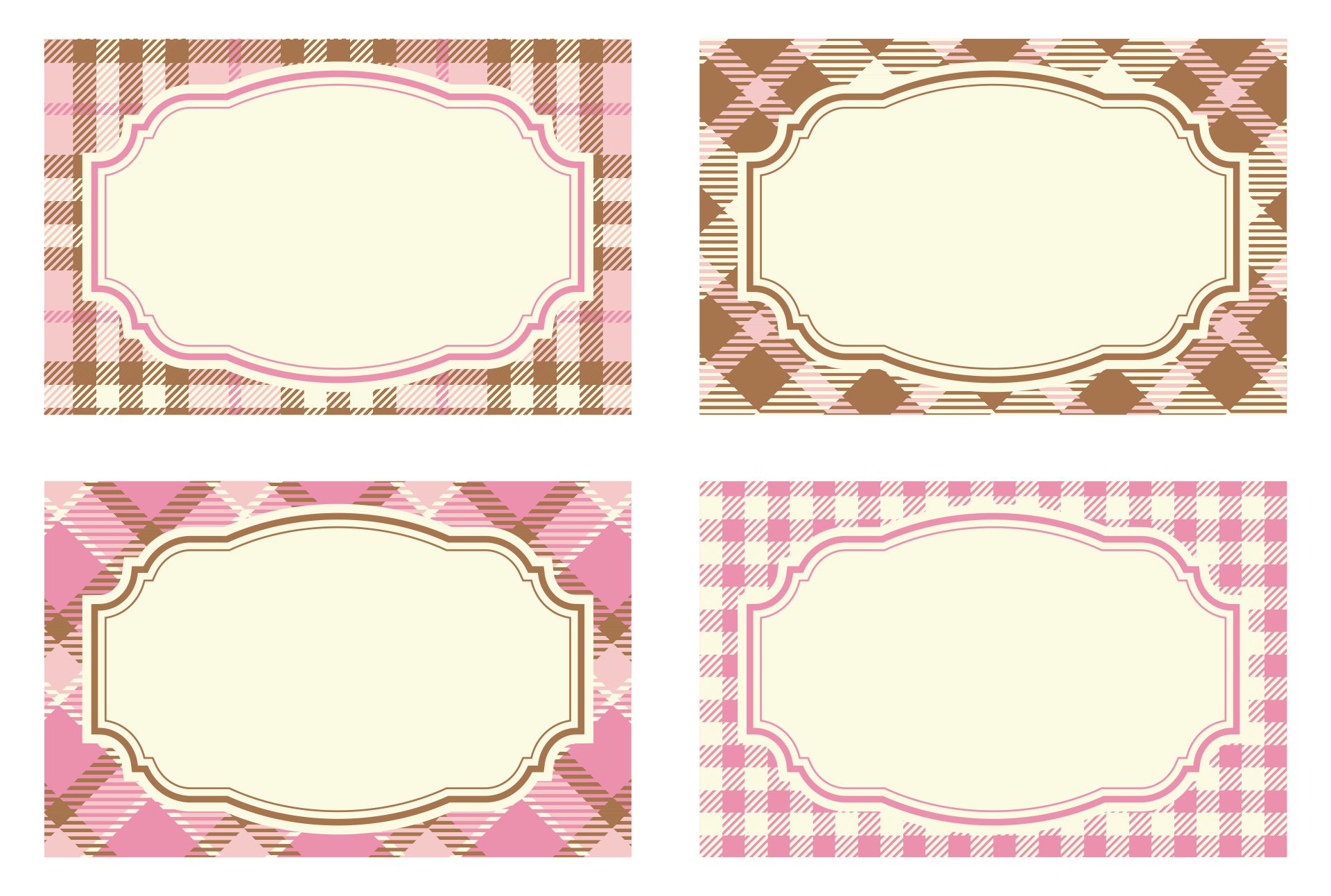 Printable Candy Buffet Labels Template