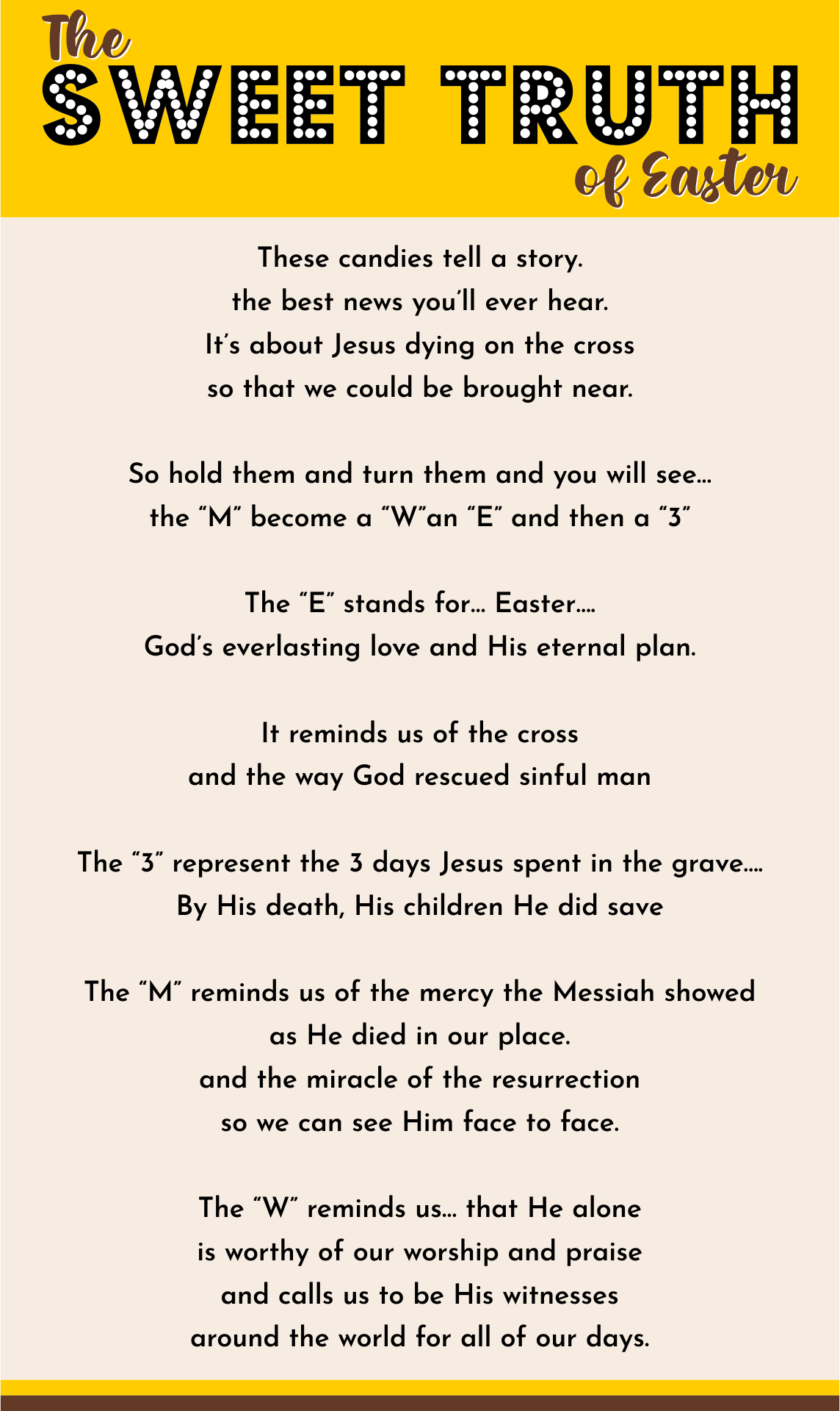 Printable Christian Easter Poems