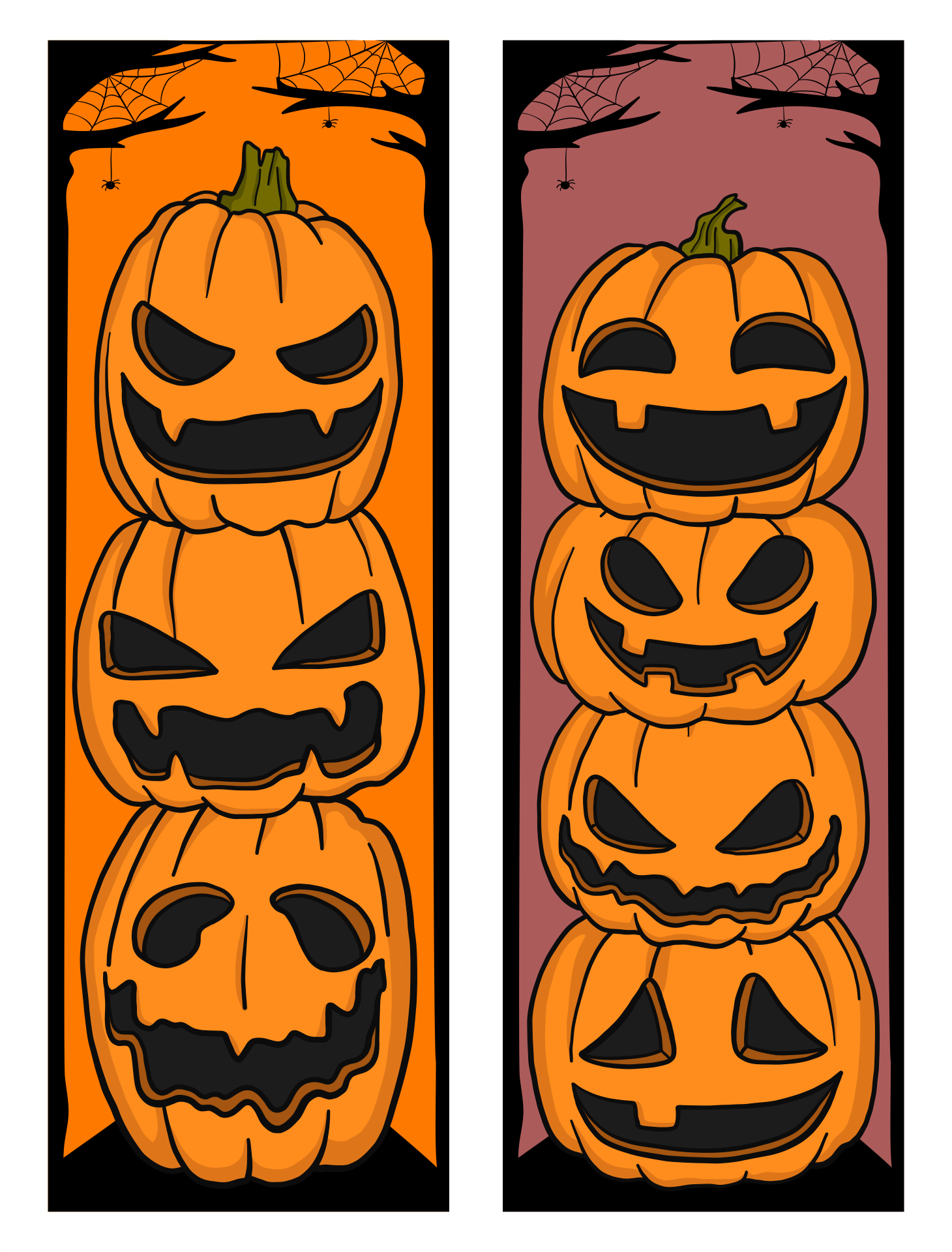 Printable Halloween Bookmarks for Kids
