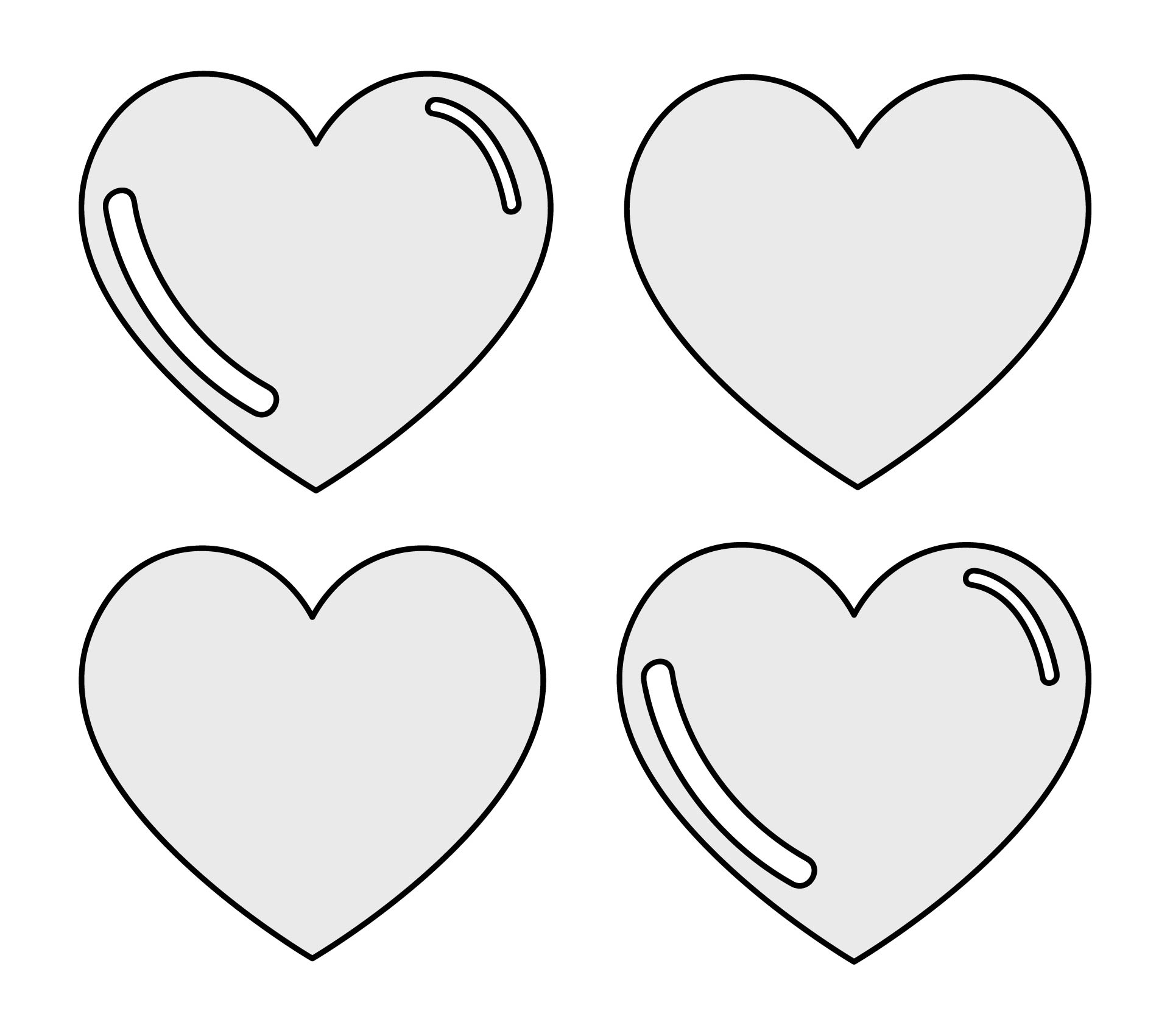Printable Heart Patterns