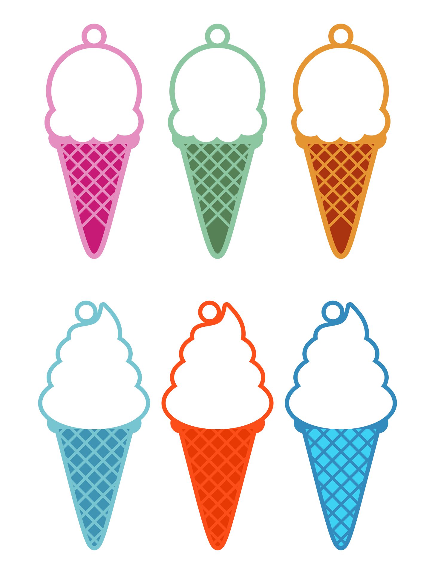  Printable Gift Tags Ice Cream