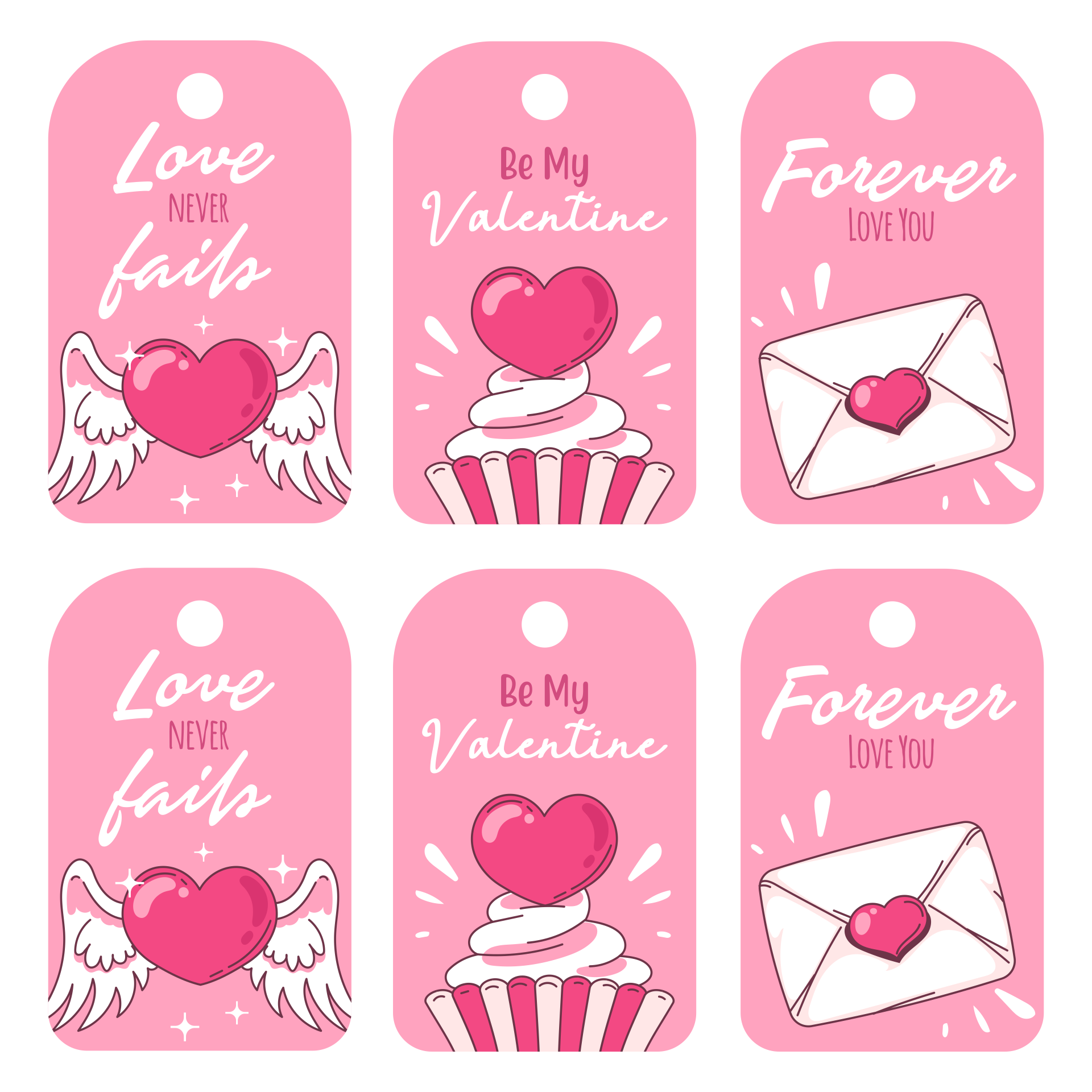 Printable Valentine Tags
