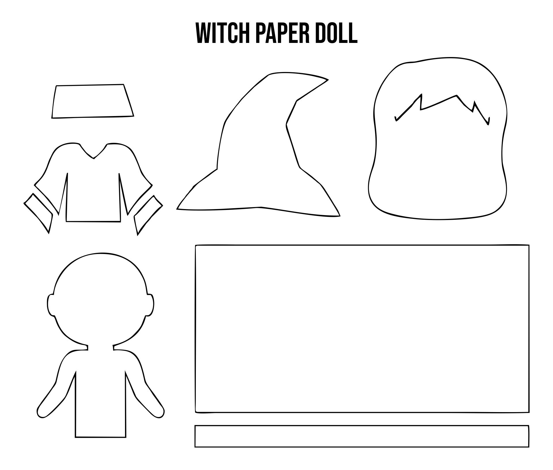Halloween Paper Doll