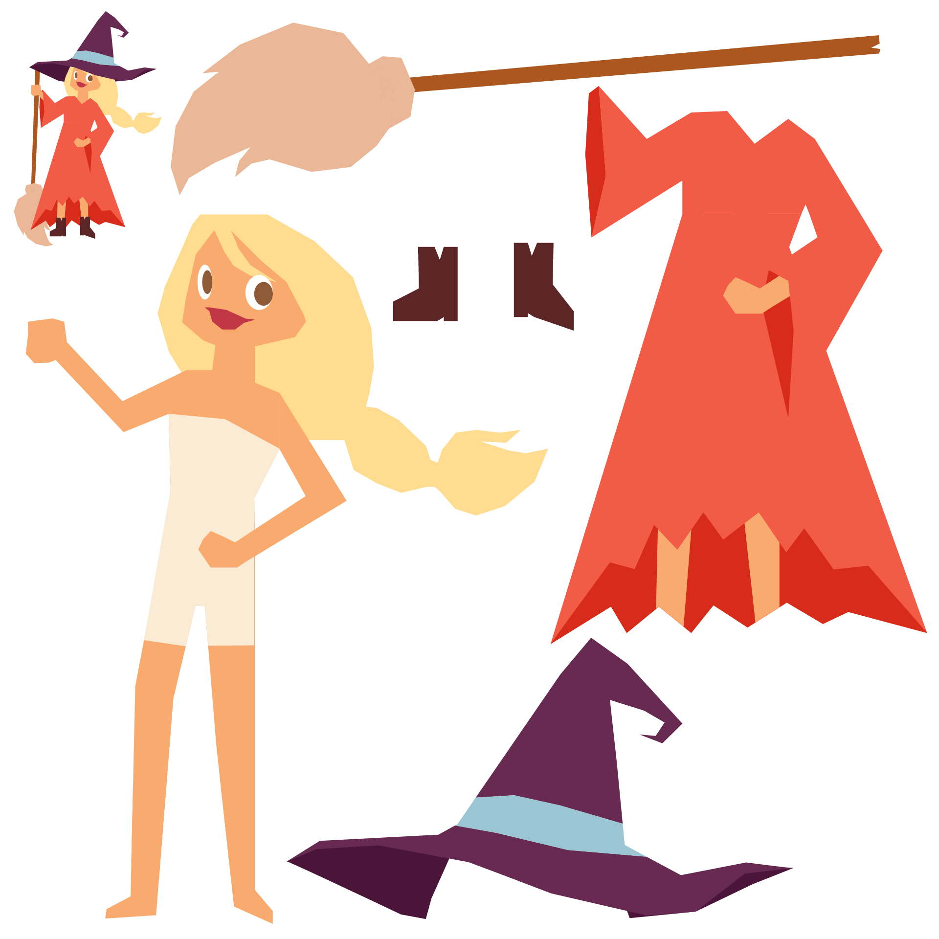 15 Best Free Printable Halloween Paper Dolls Printablee
