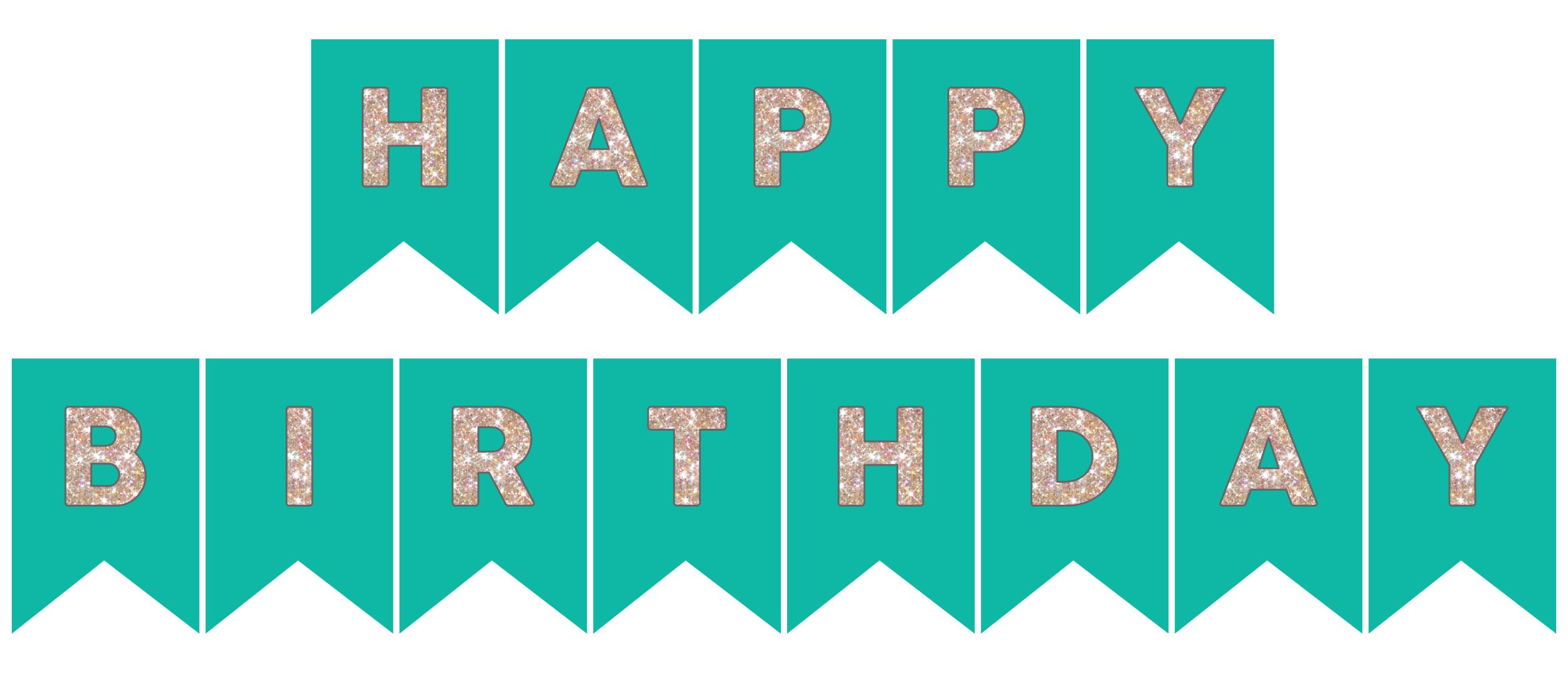 Happy Birthday Banner Printable Pdf