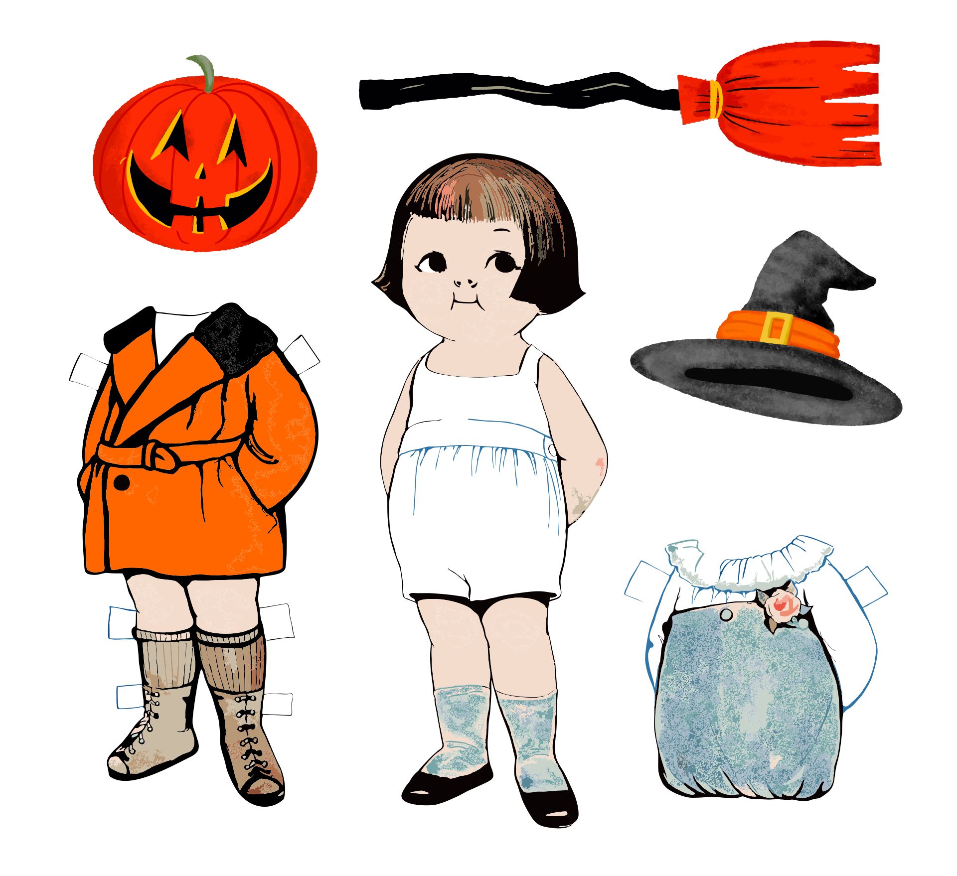 Printable Dolly Dingle Paper Doll