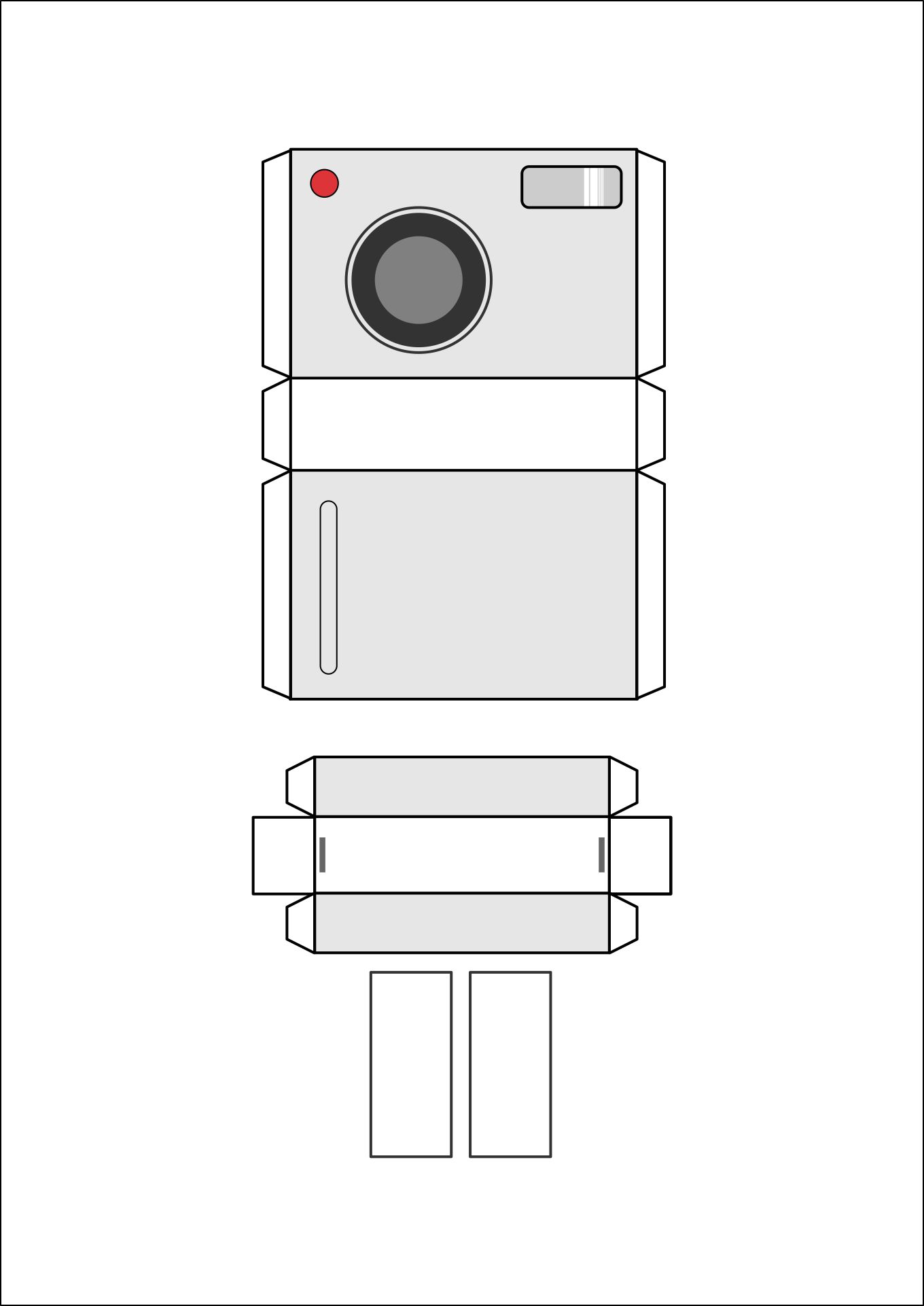 Camera Template Printable