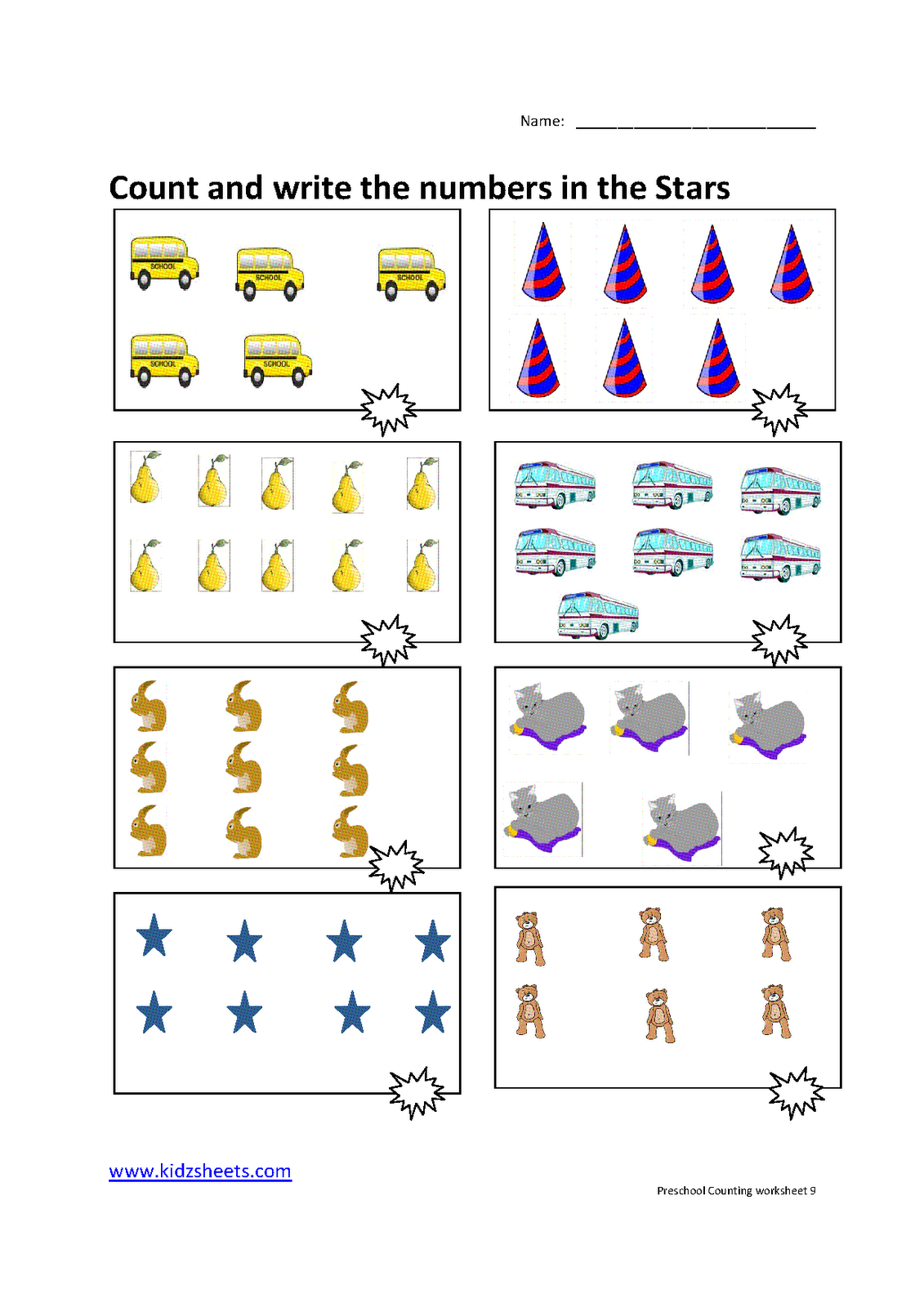 4 Best Images of Preschool Counting Worksheets Free ...