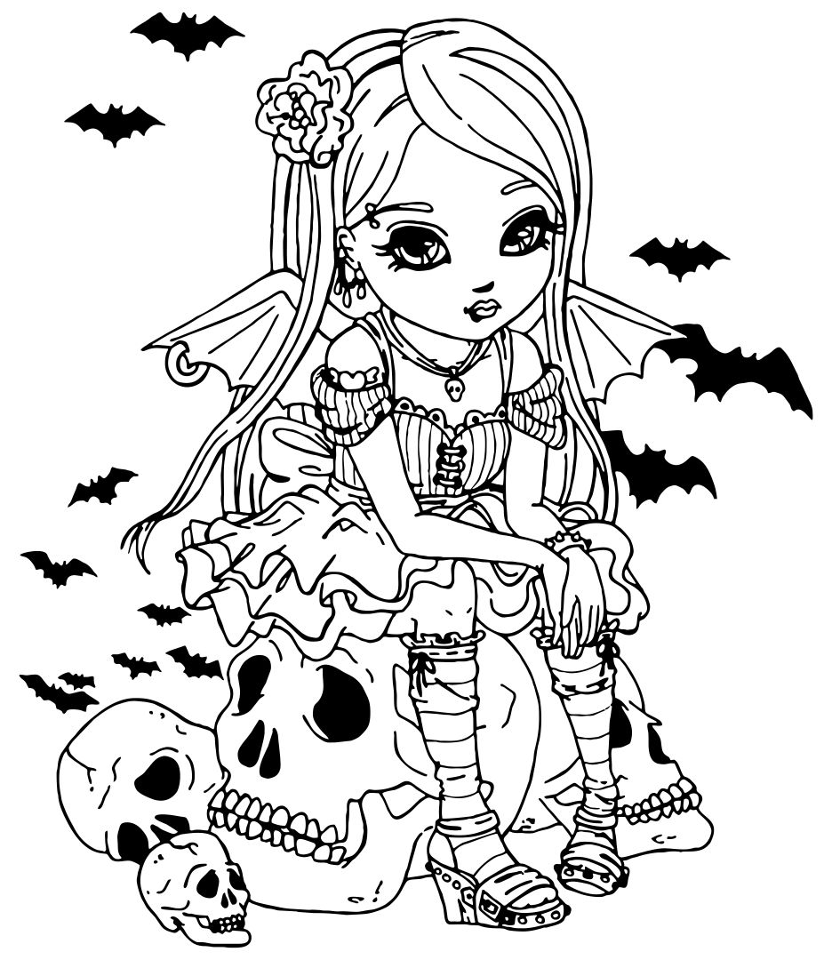 Adult Halloween Coloring Pages