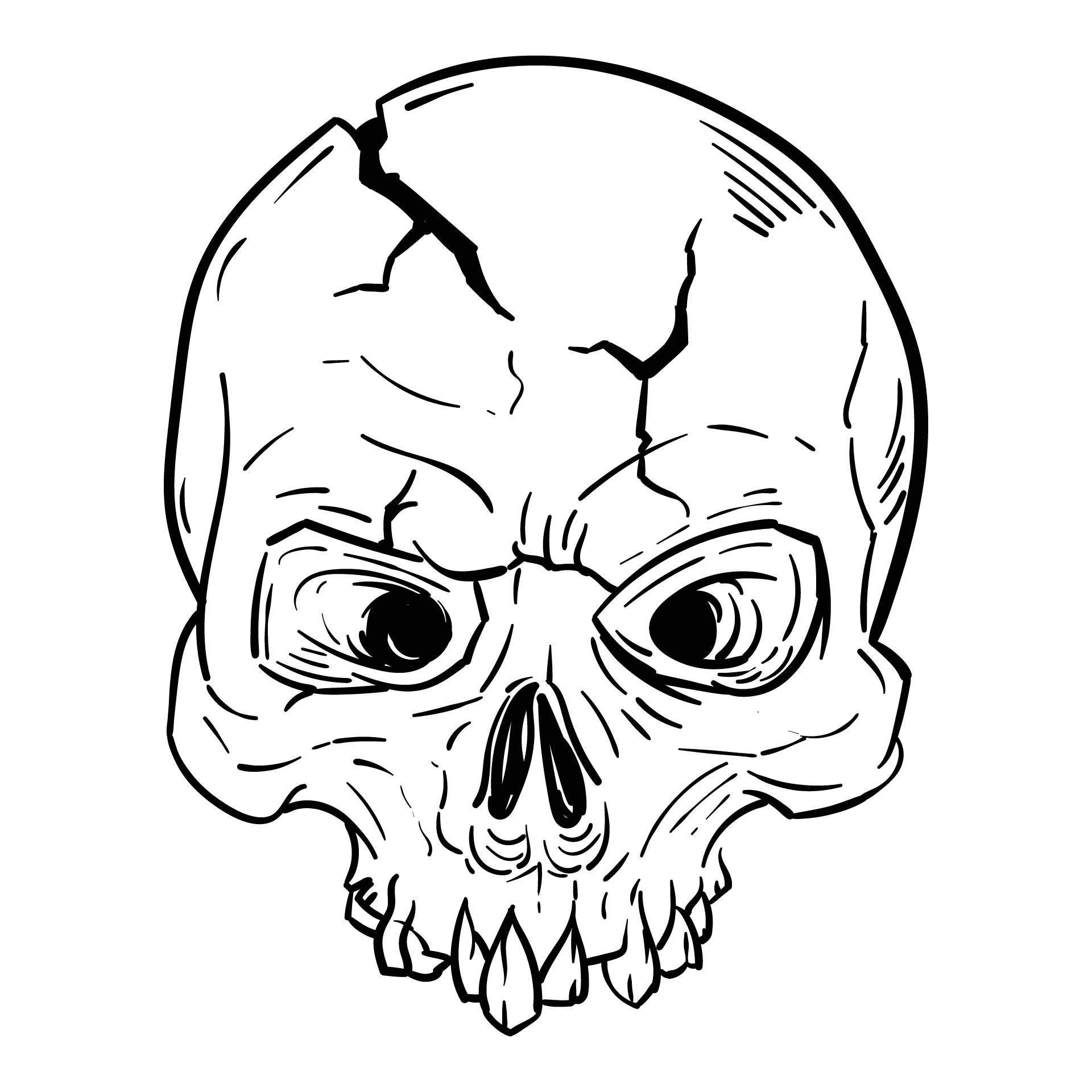 Adult Horror Halloween Coloring Pages