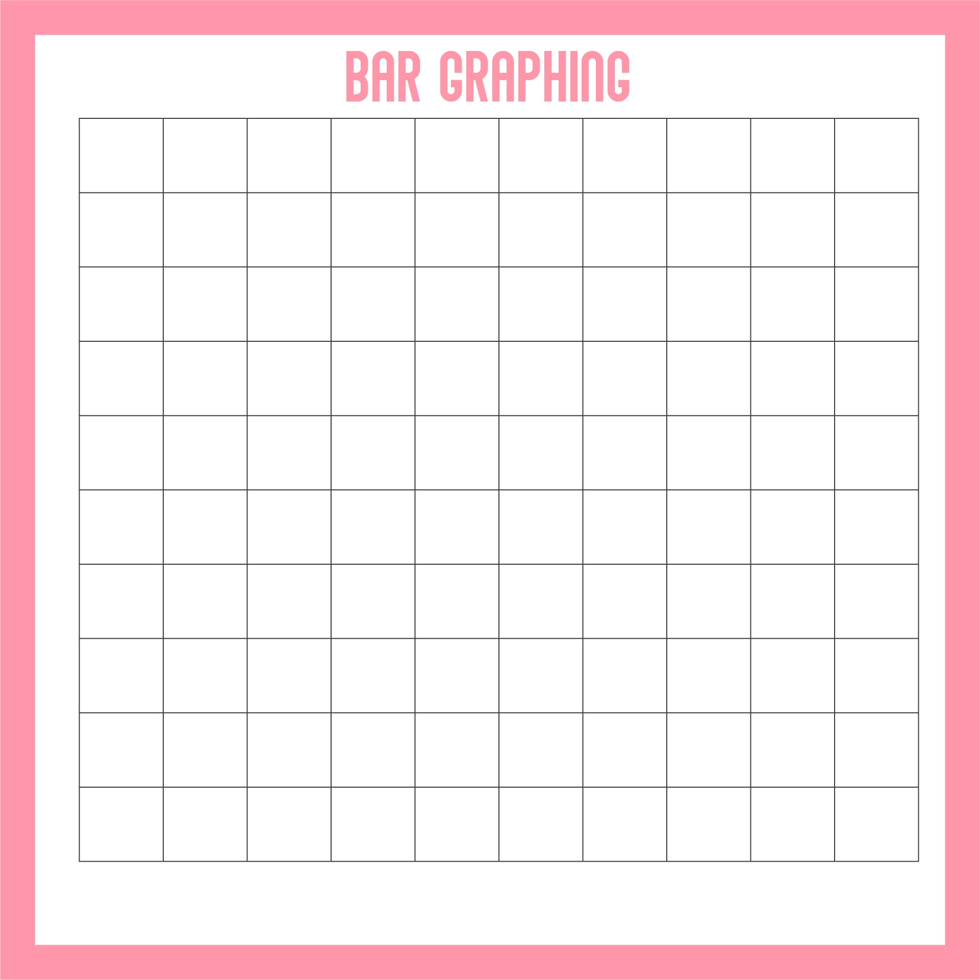 Printable Bar Graph Template For Kids