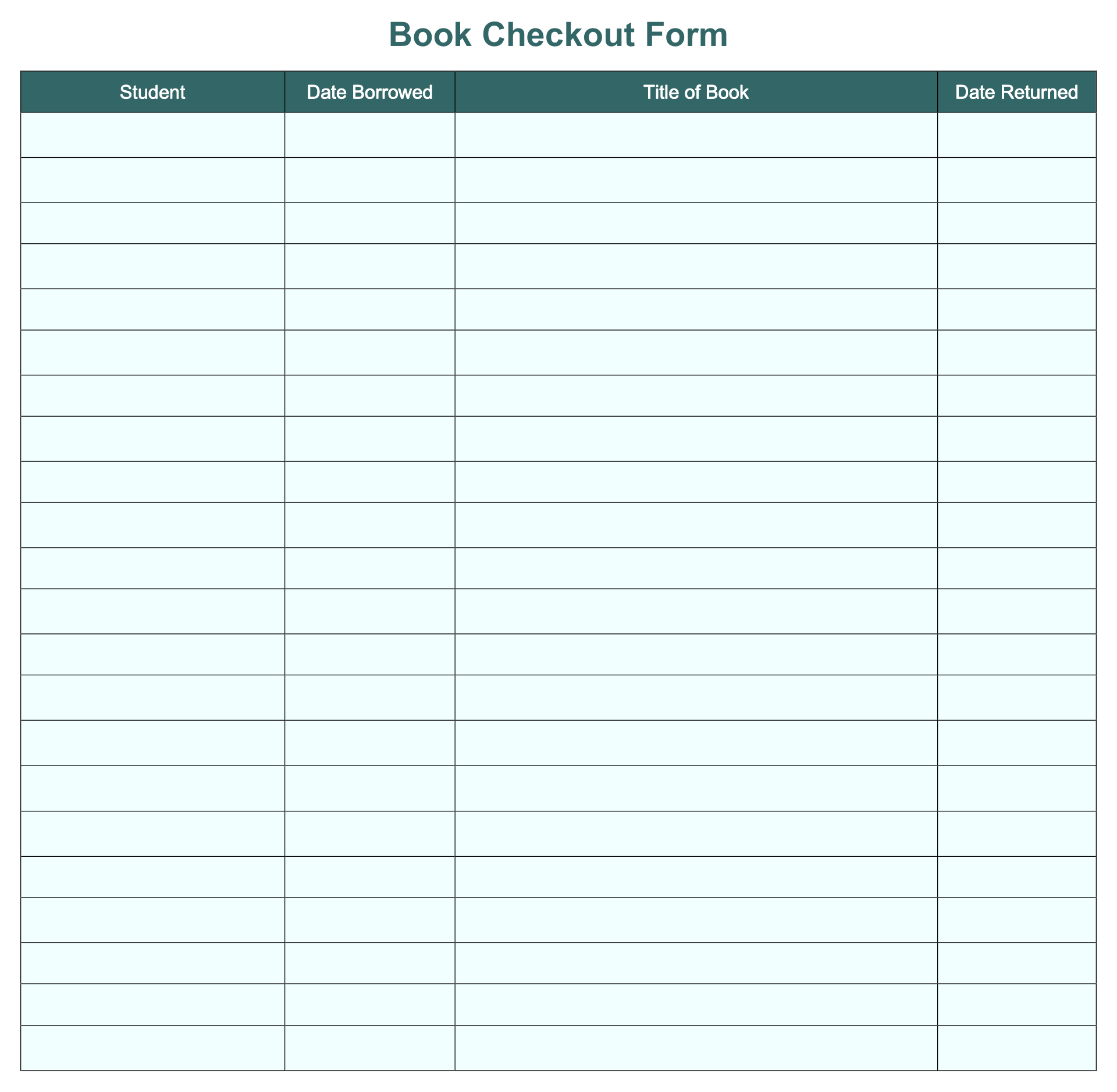 Student Sign In Sheet Template from www.printablee.com