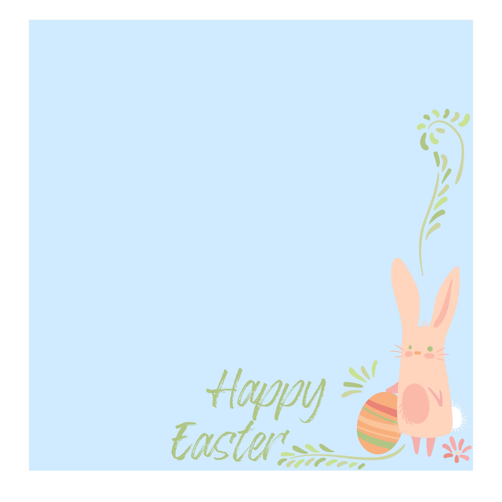 Cute Easter Card Printable