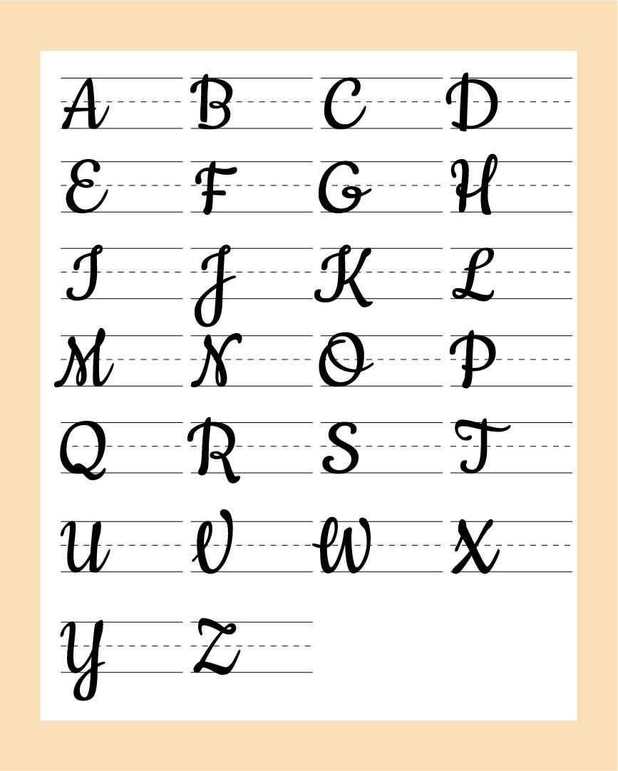 Letter Handwriting Worksheets