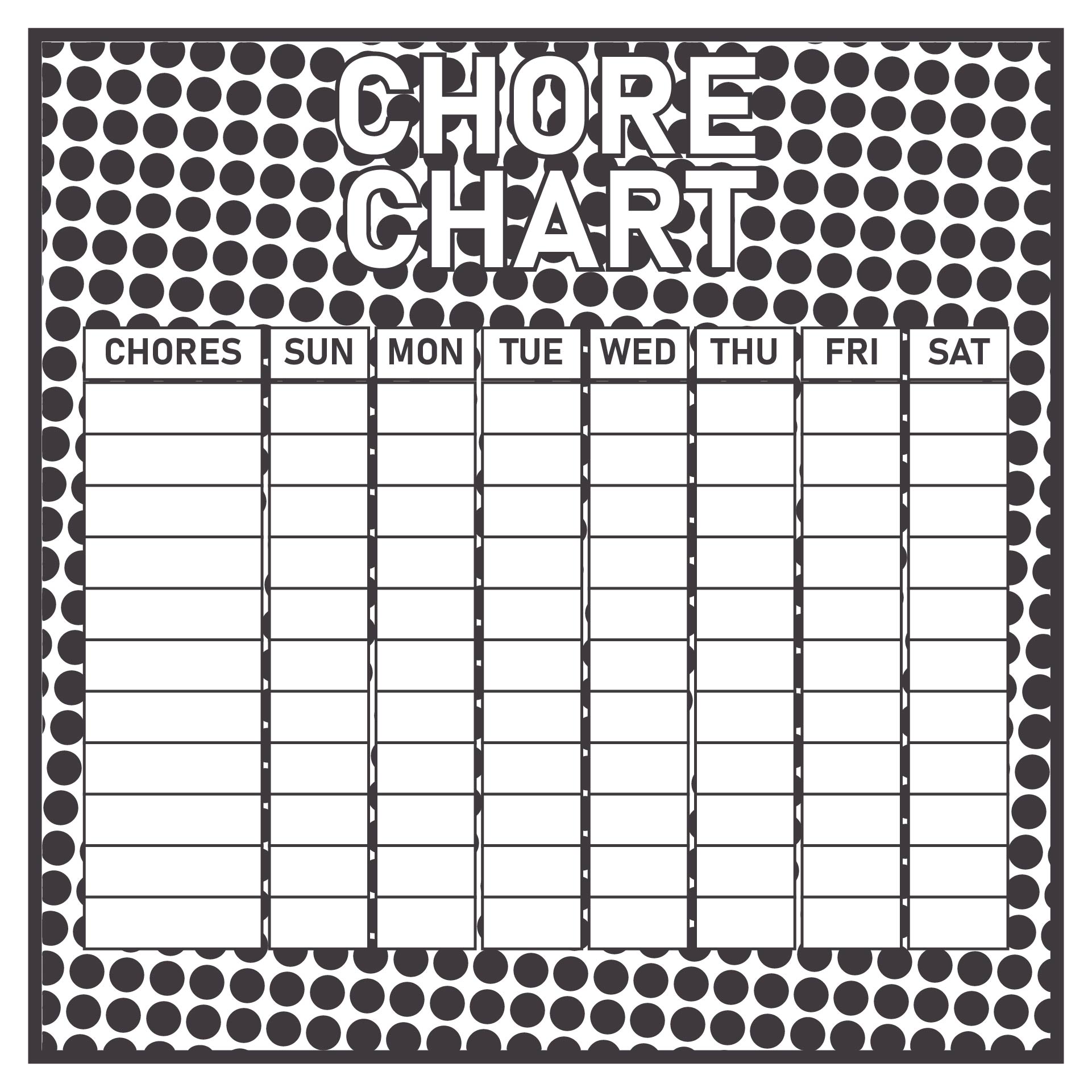 Printable Charts and Graphs Templates