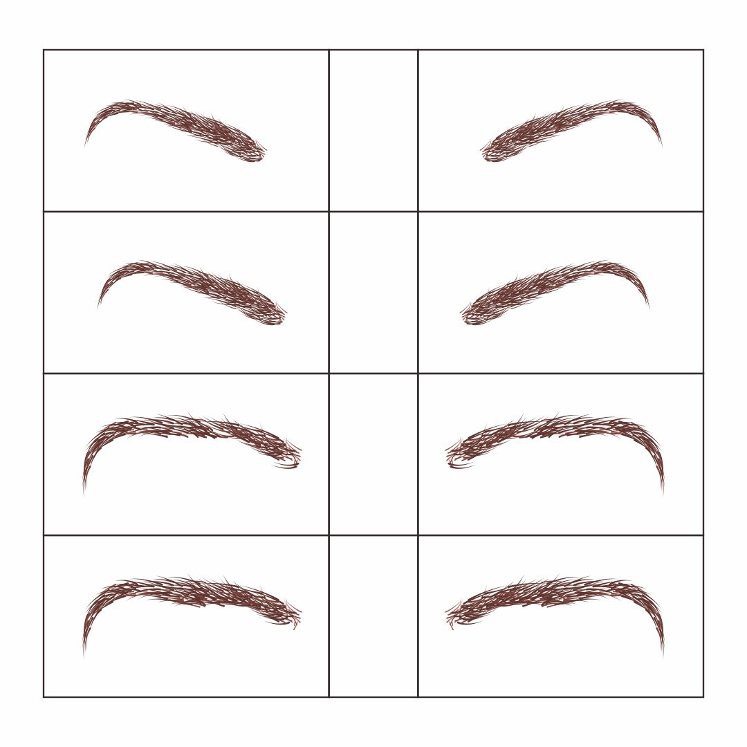 Printable Life Size Printable Eyebrow Stencils Printable Word Searches