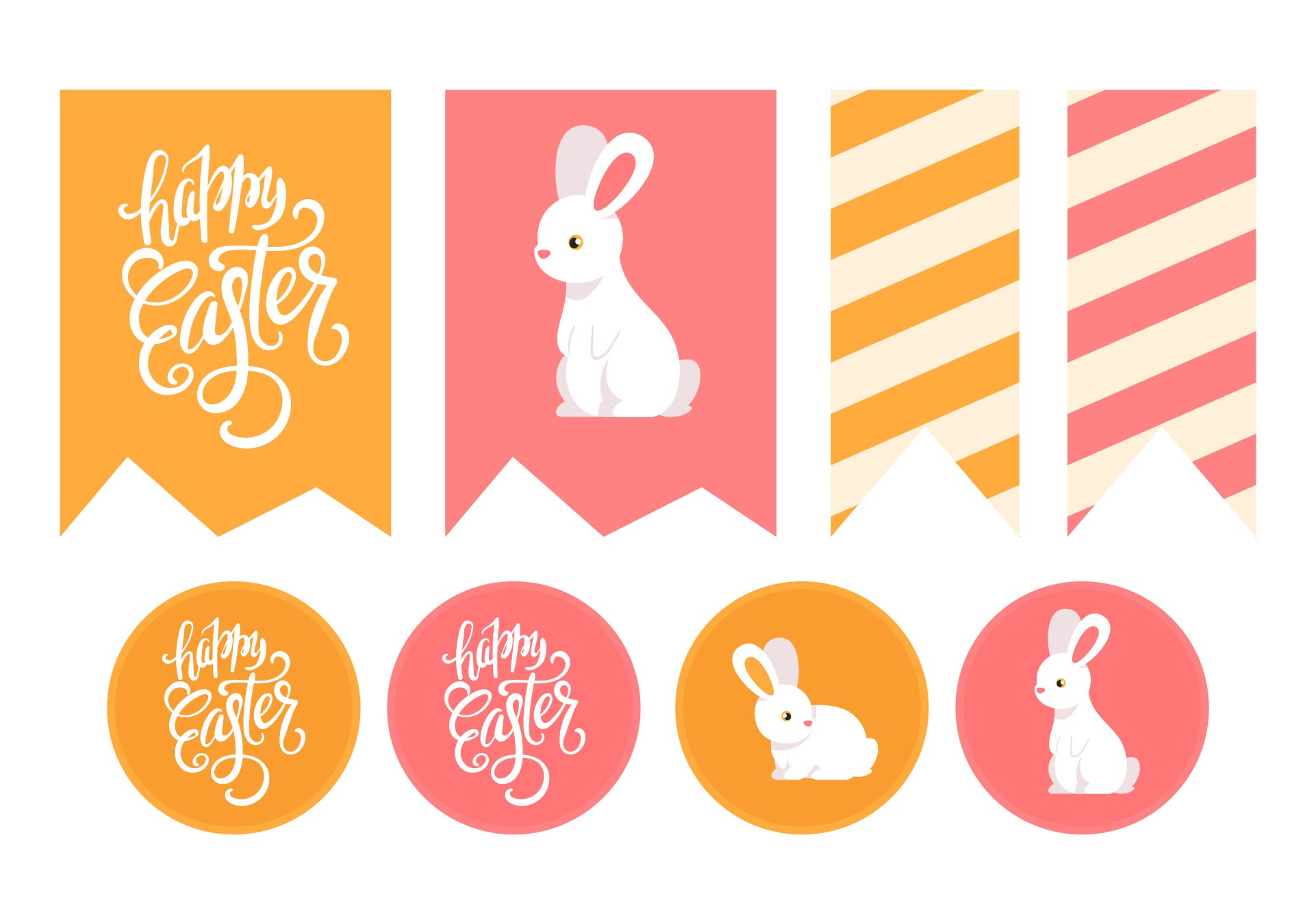 Happy Easter Banner Printable