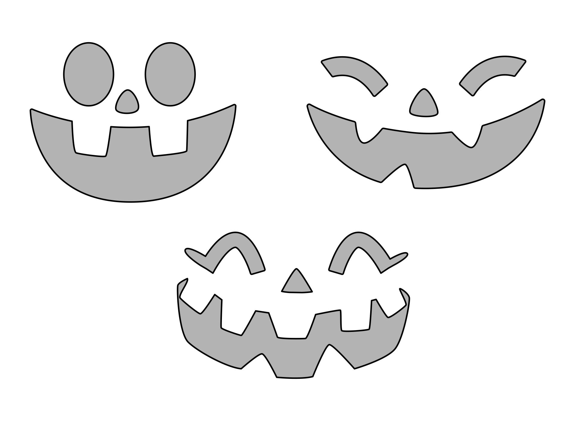 5 Best Funny Pumpkin Stencils Printable PDF for Free at Printablee