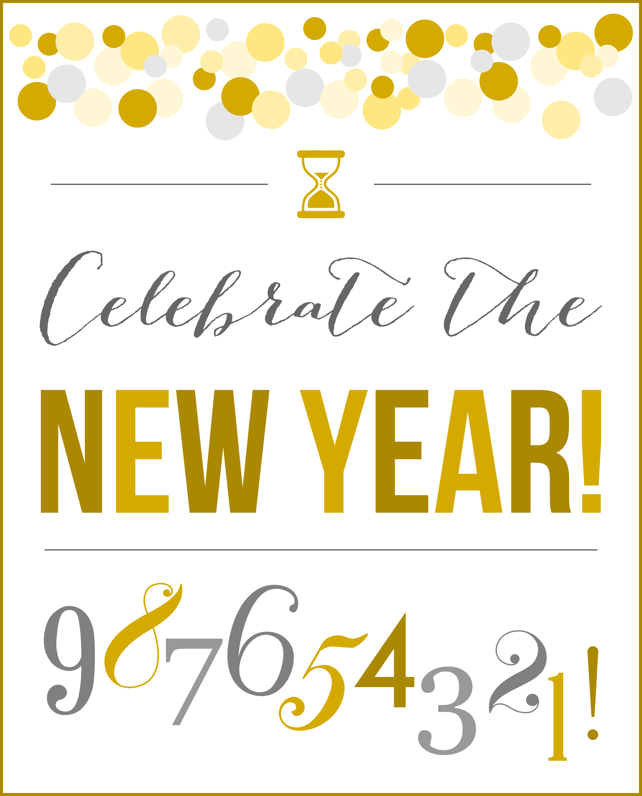 New Years Eve Party Printables