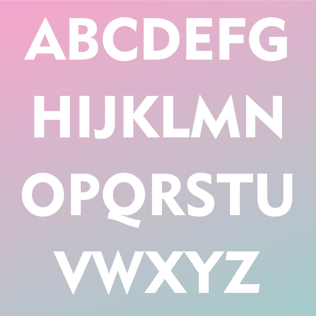 Printable Block Letters Alphabet