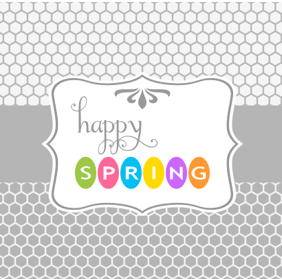 Printable Happy Spring