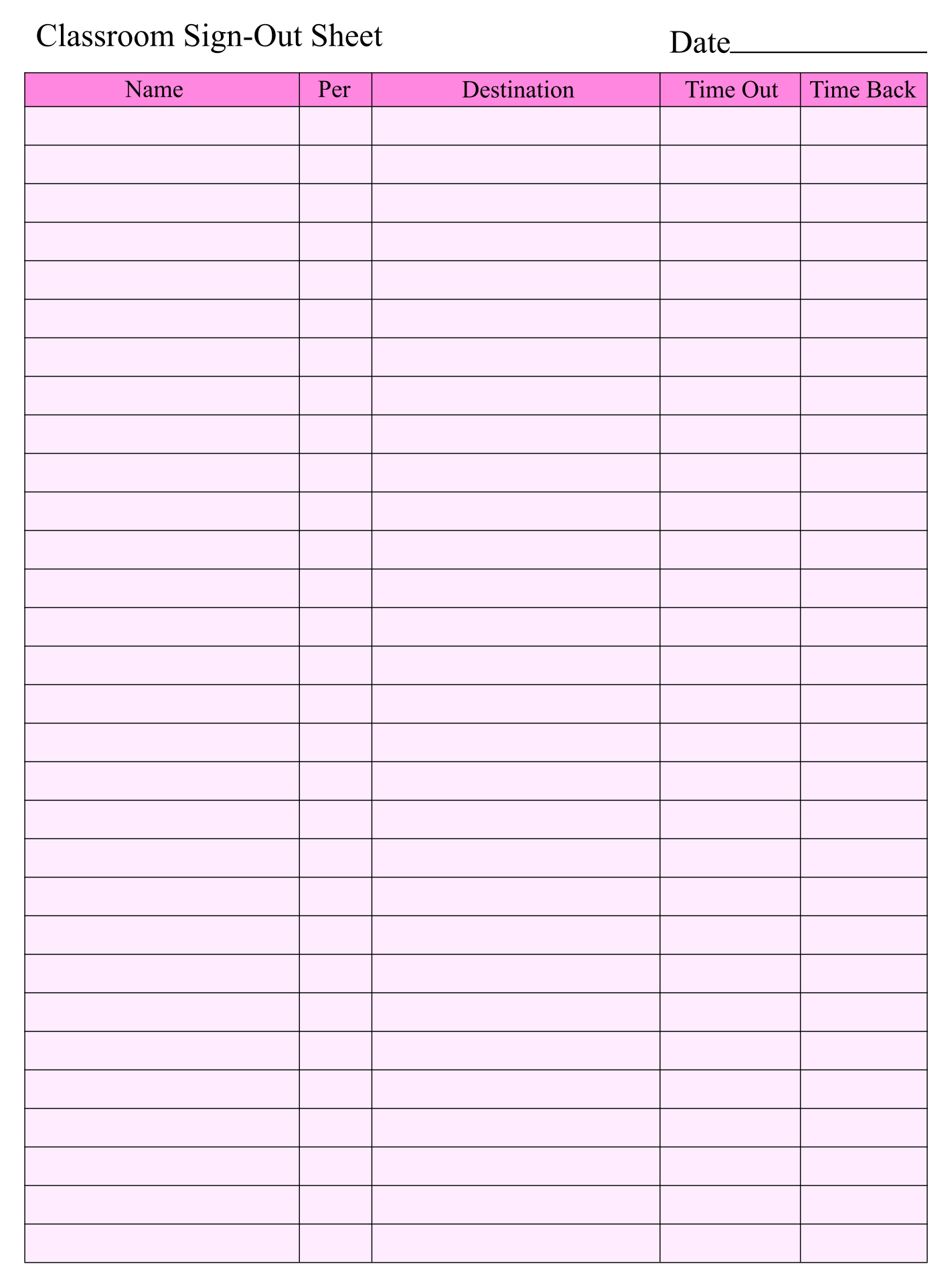 10 Best Sign Out Sheet Template Printable PDF For Free At Printablee 10 Best Sign Out Sheet Template Printable PDF For Free At Printablee