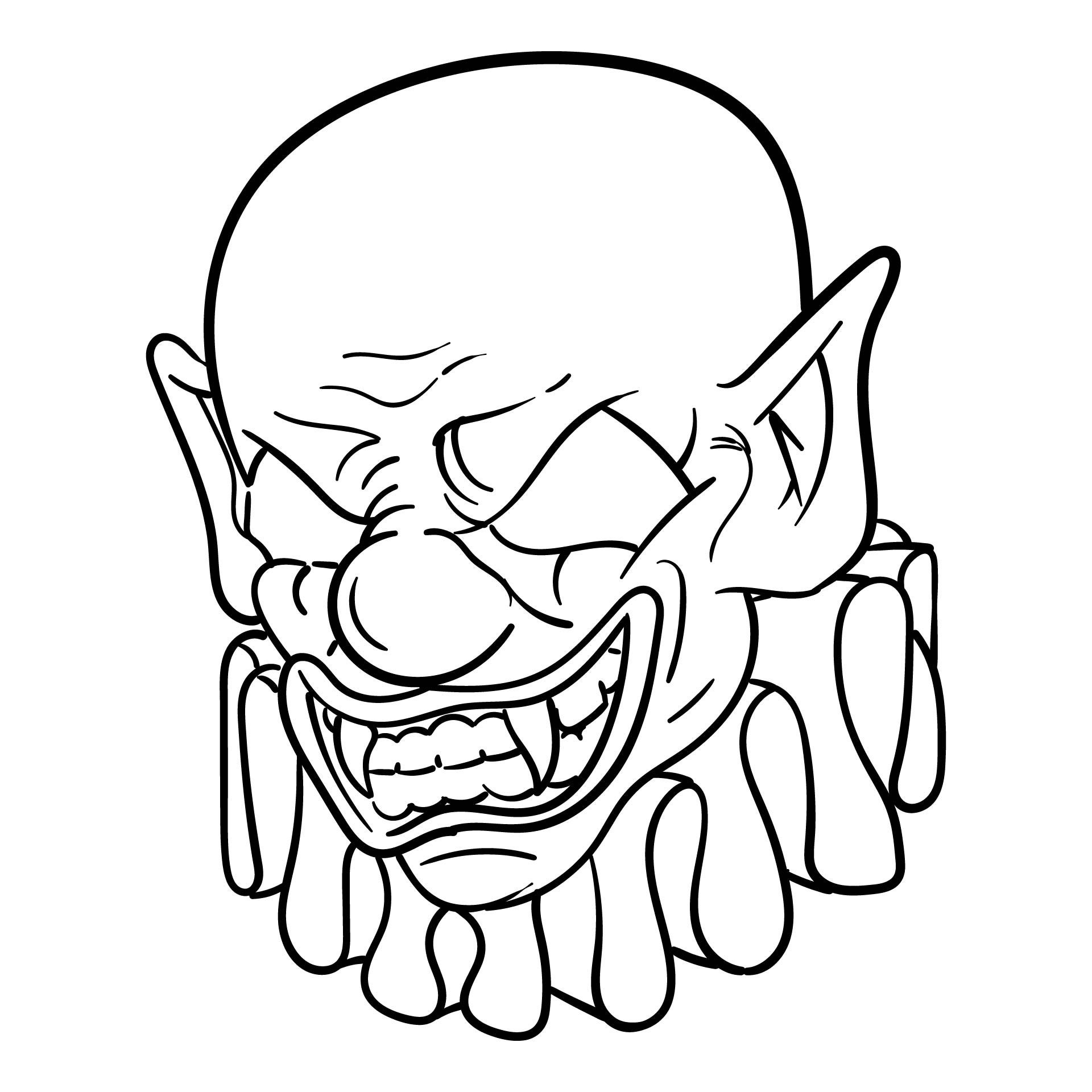 Scary Halloween Coloring Pages Free