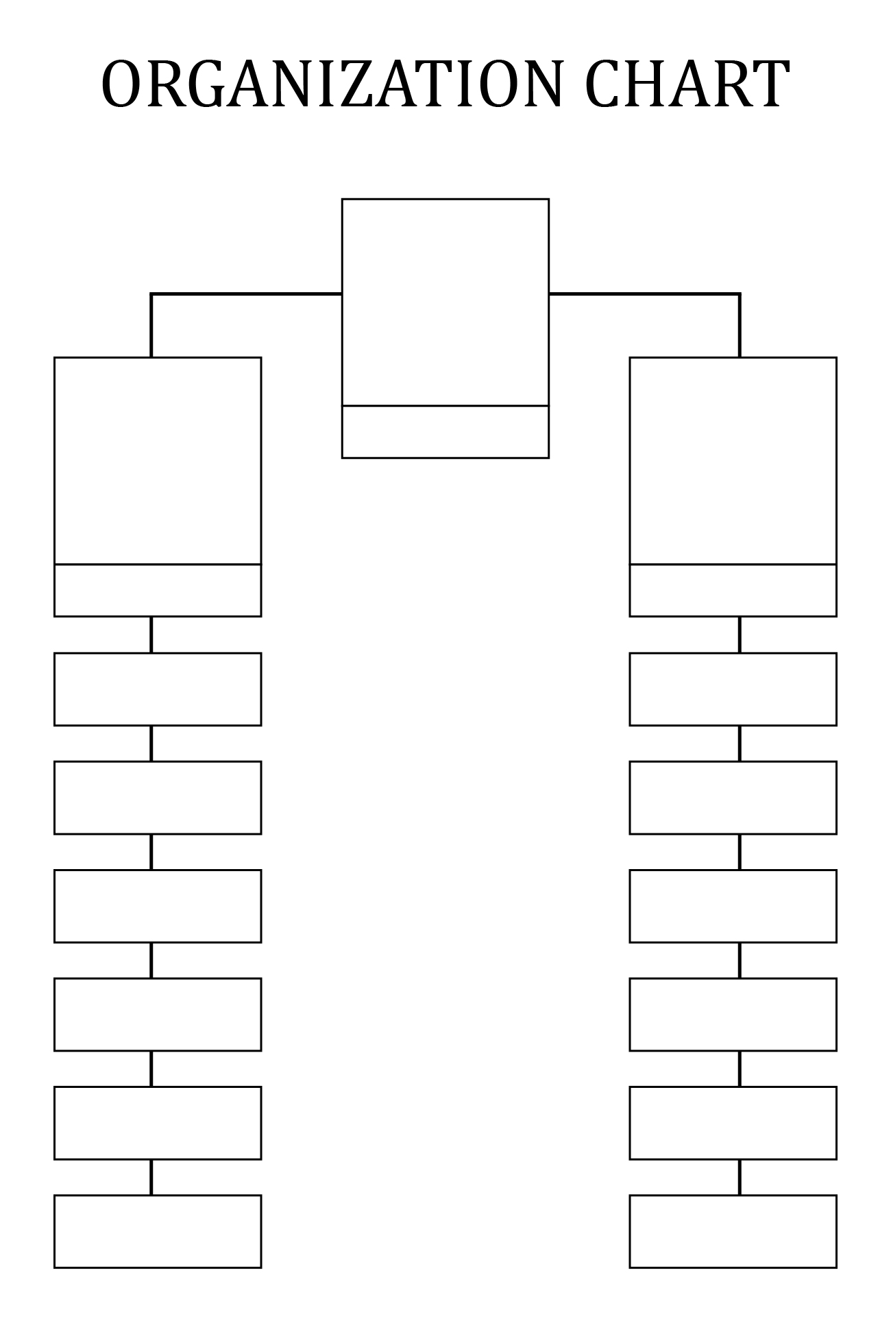 Small Business Organizational Chart Template PARAHYENA
