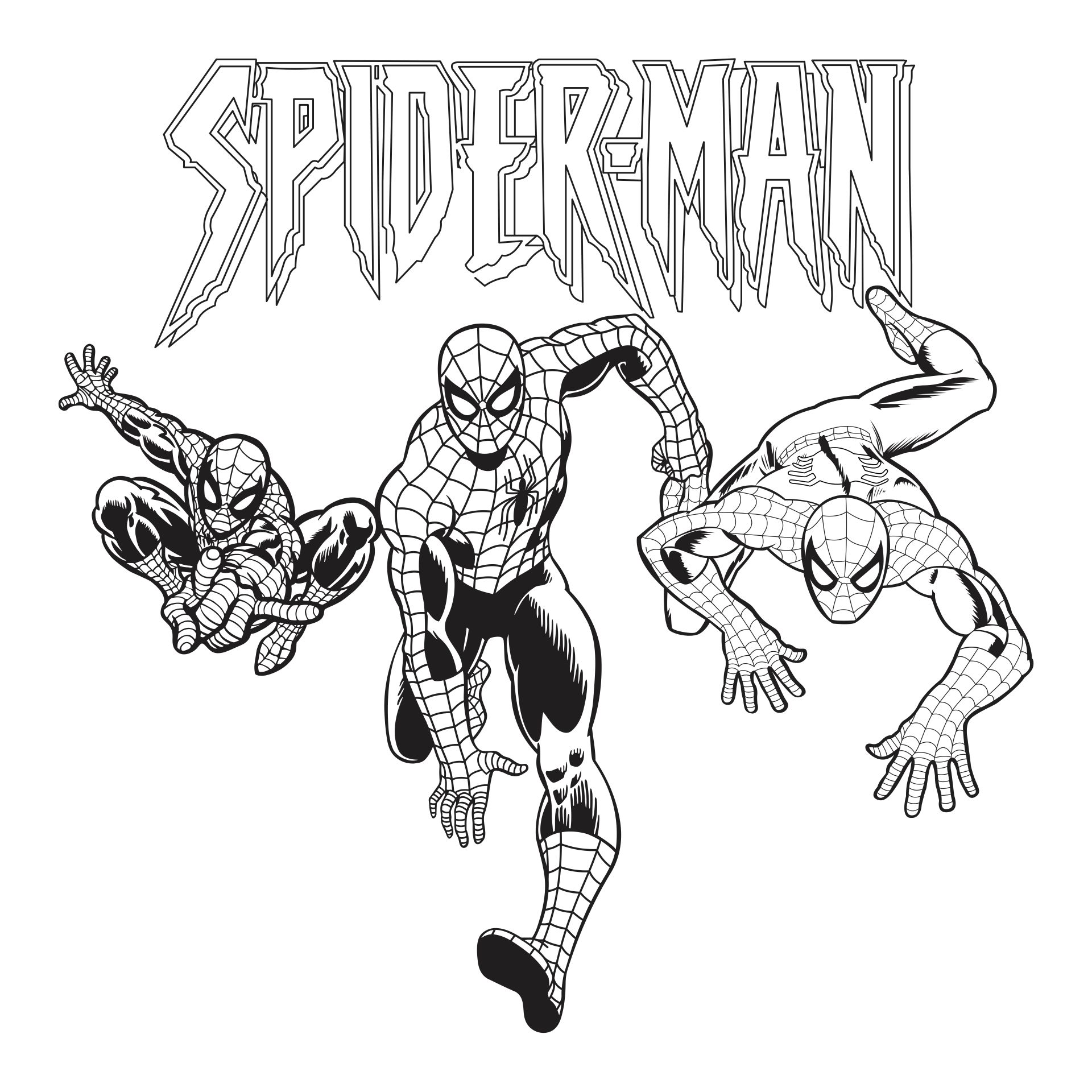Super Hero Squad Spider-Man Coloring Pages