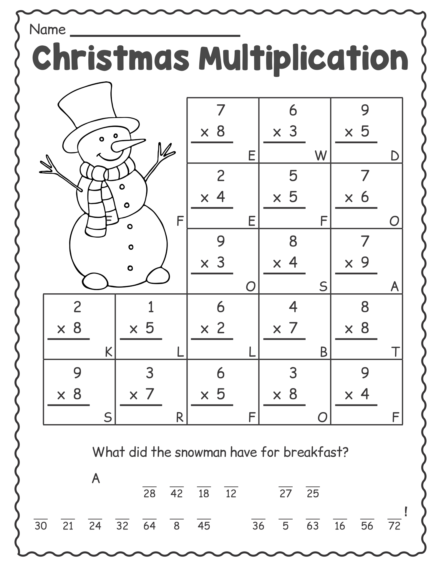 What kindergarten christmas math worksheets
