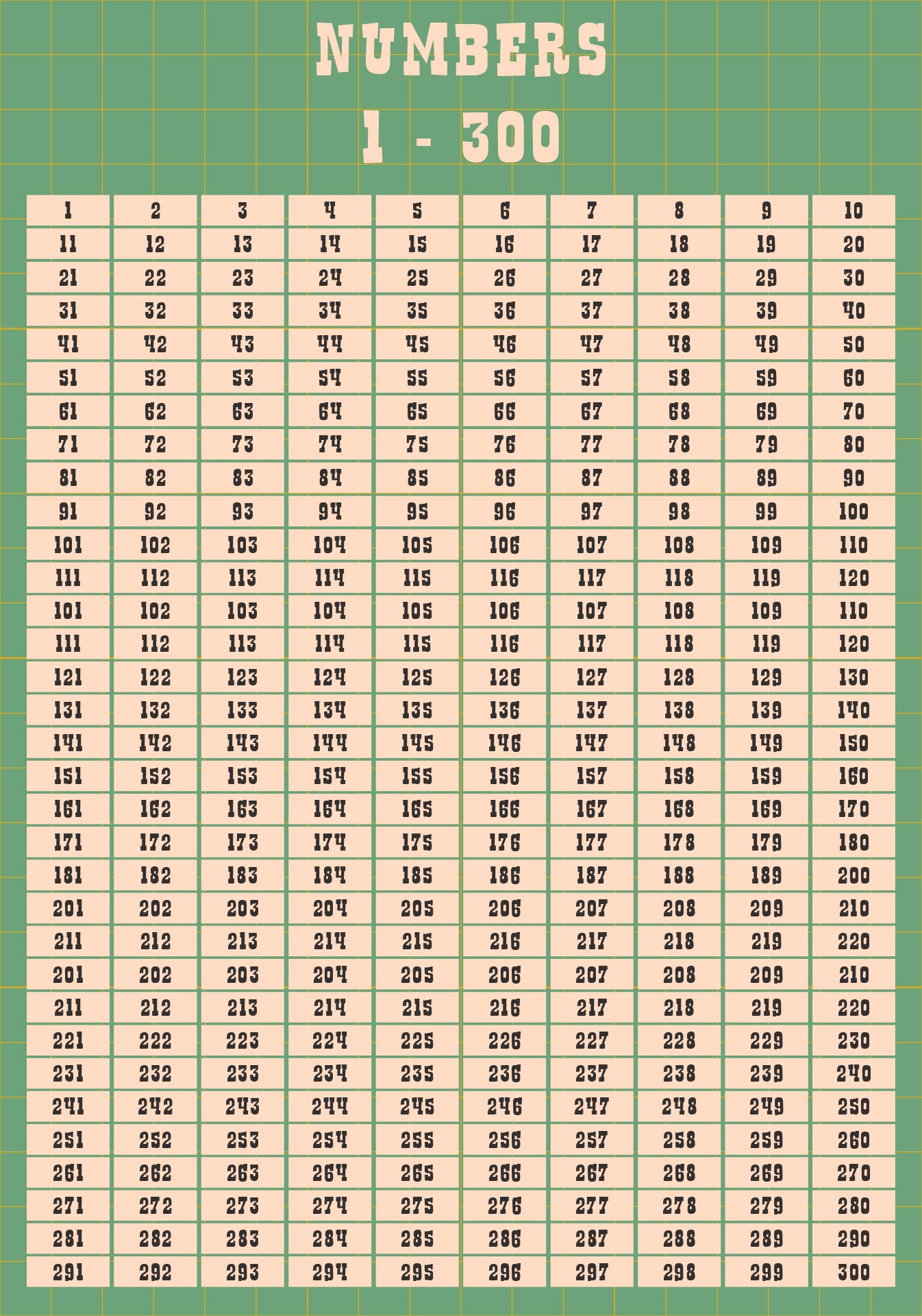 Extra Large Printable Number 3