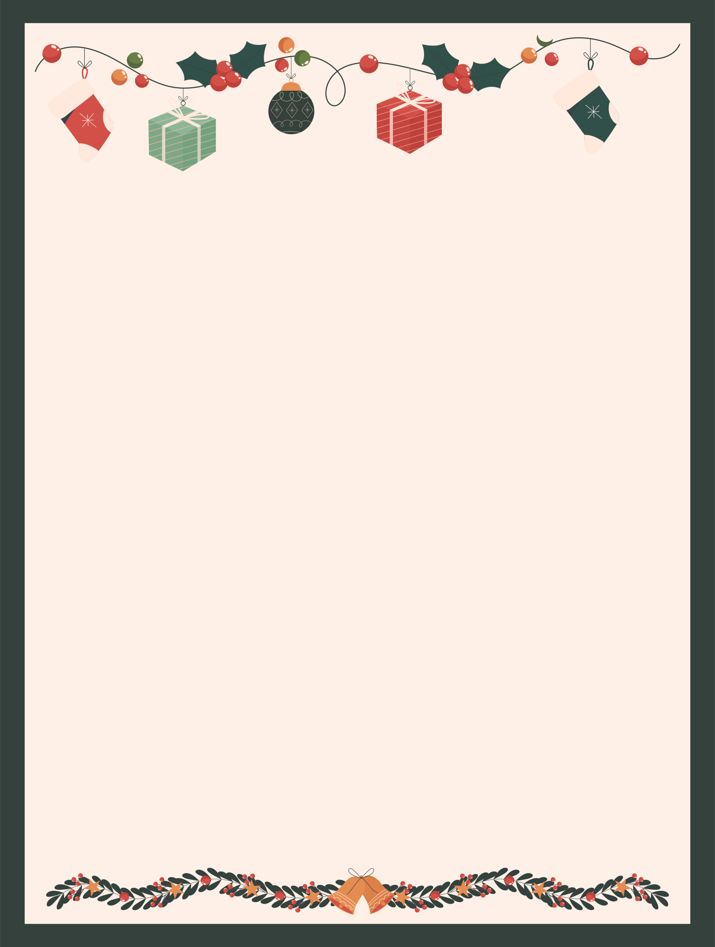Christmas Letterhead Designs