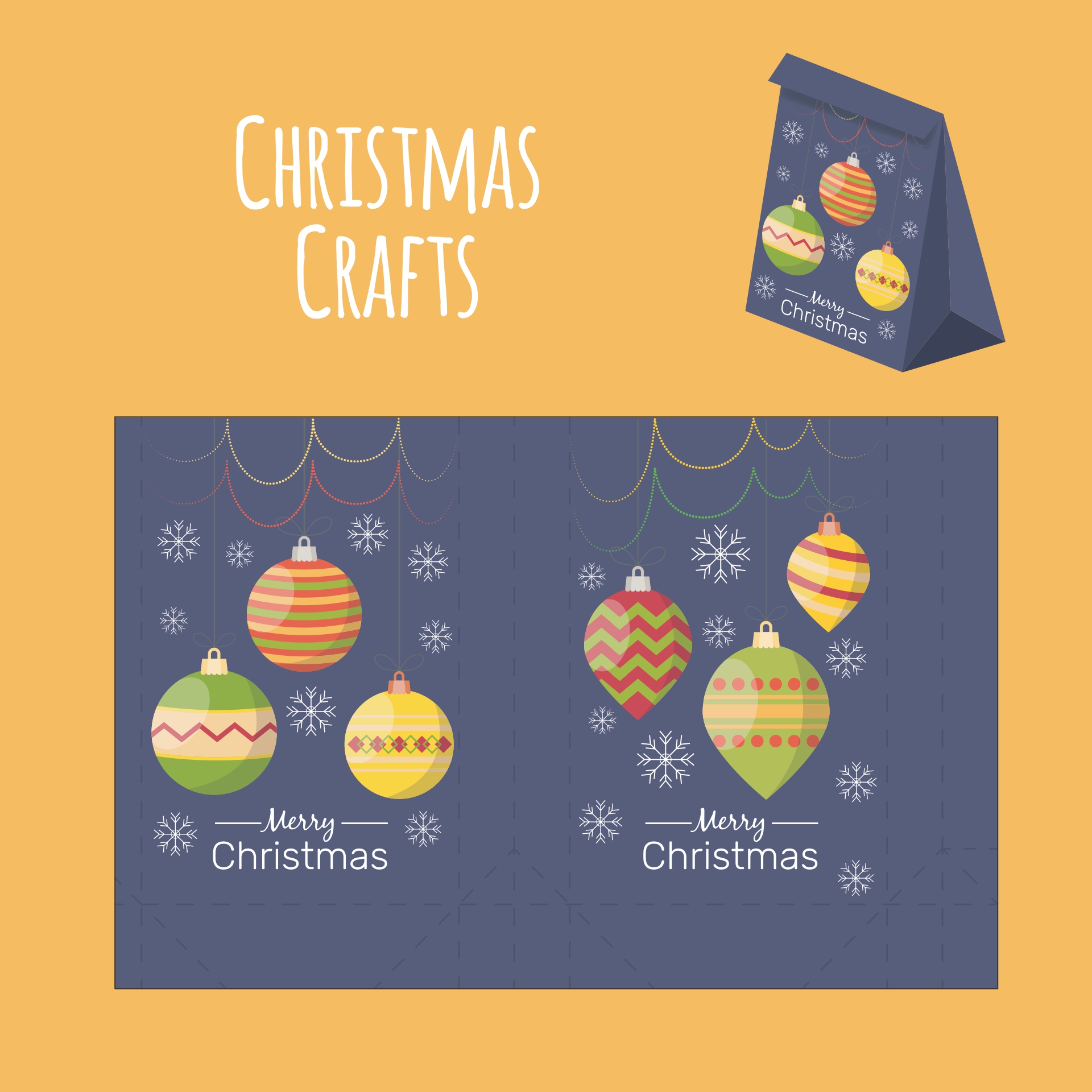 7 Best Free Printable Christmas Paper Crafts Printablee Com