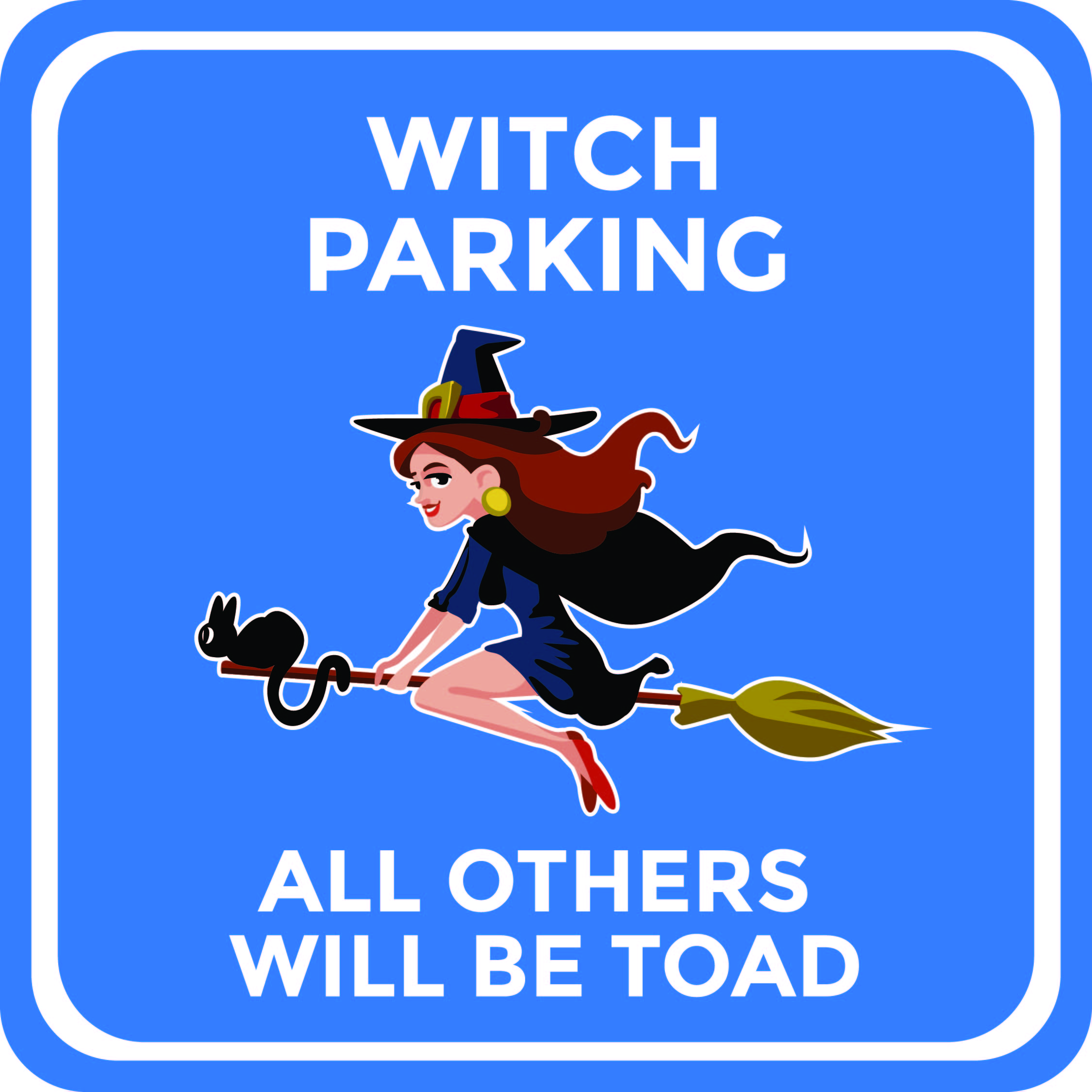 Printable Halloween Signs Witch