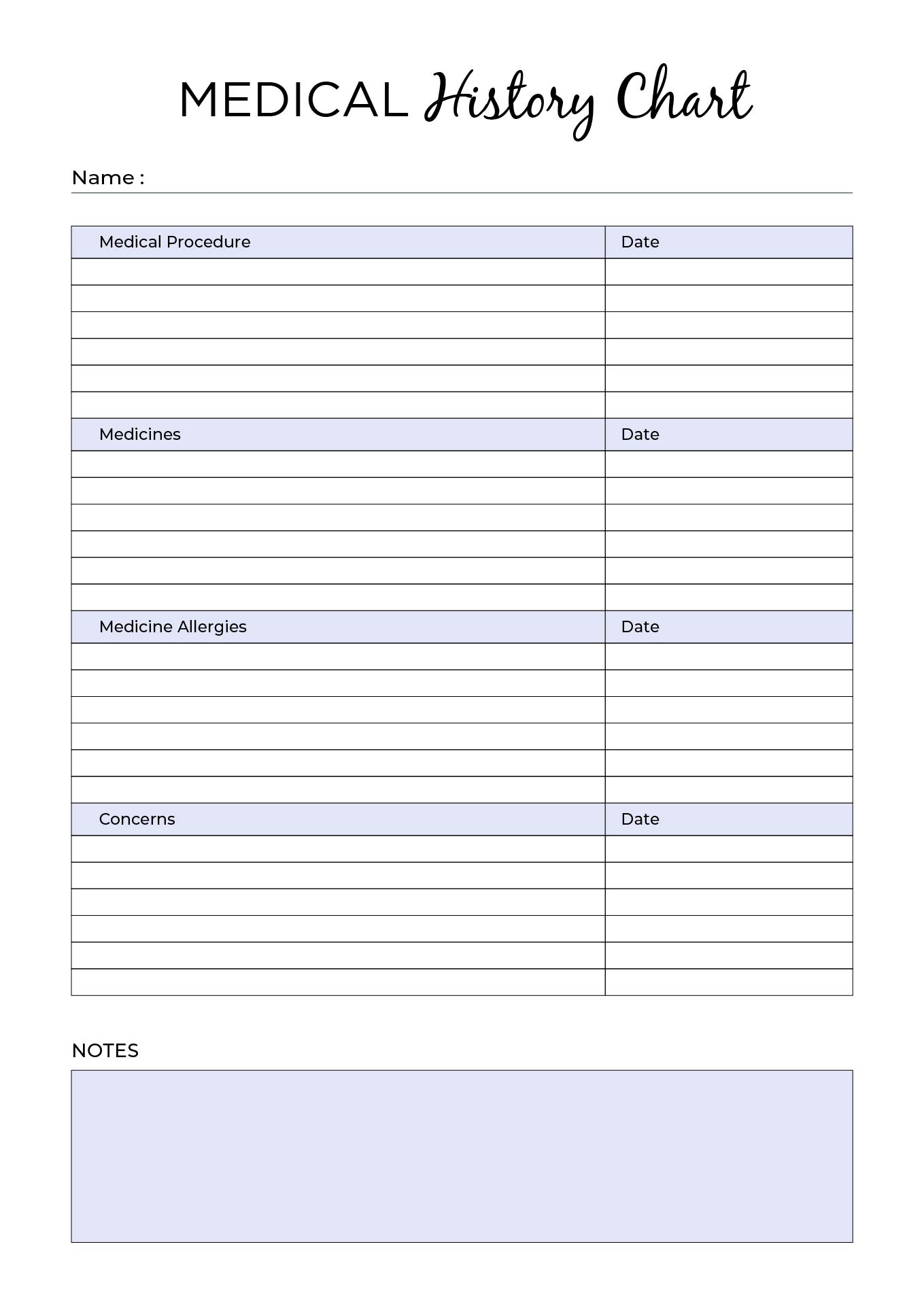 10-best-free-printable-medical-forms-charts-printablee