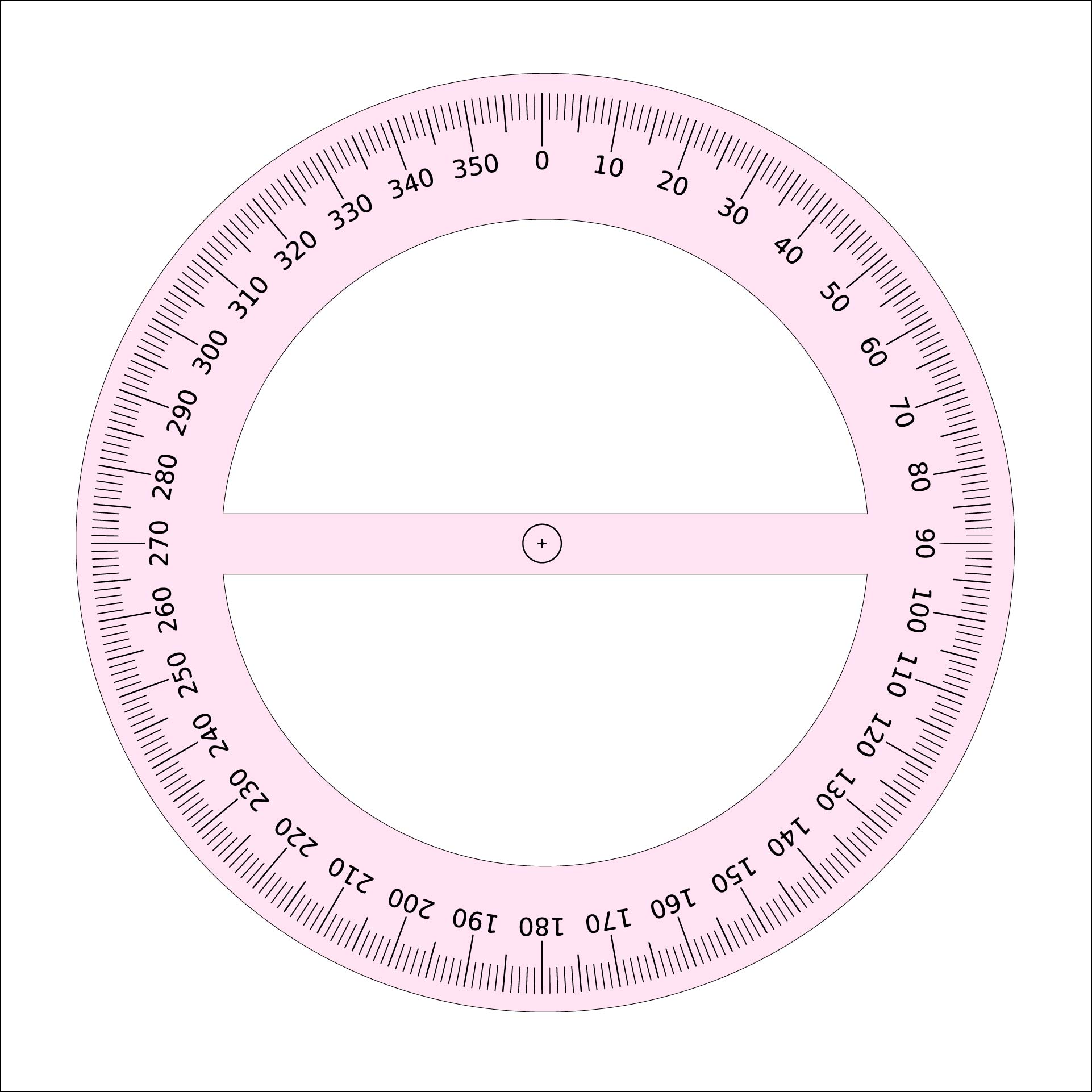 10 best printable 360 degree chart printablee com