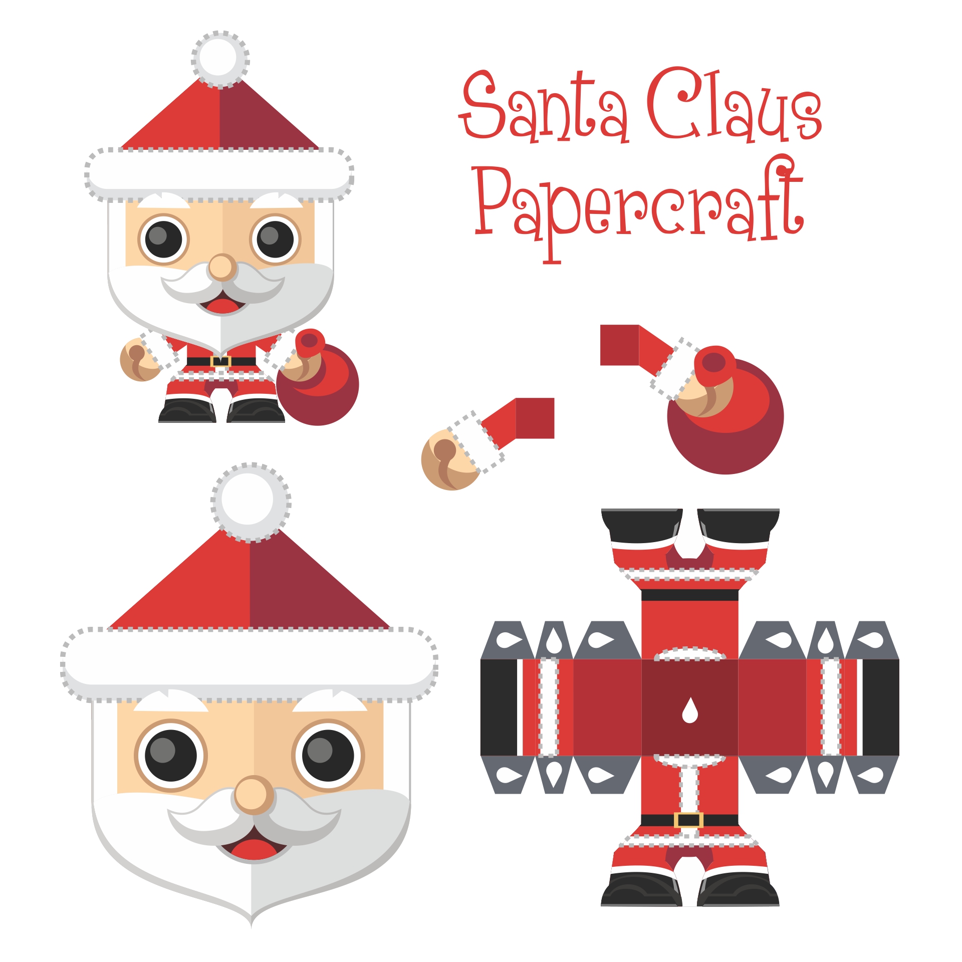 10-best-free-printable-christmas-paper-crafts-printablee