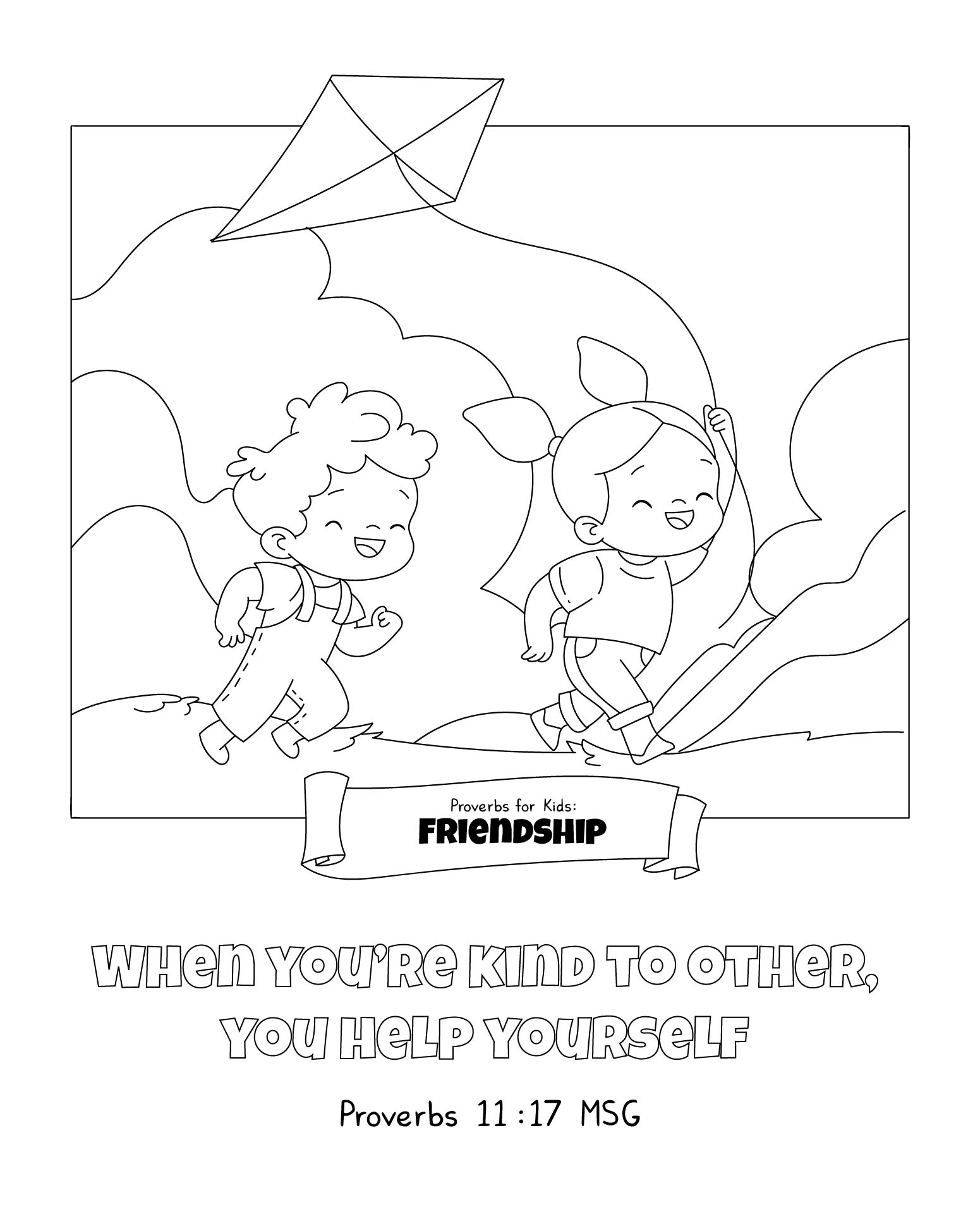 Proverbs Coloring Pages for Kids